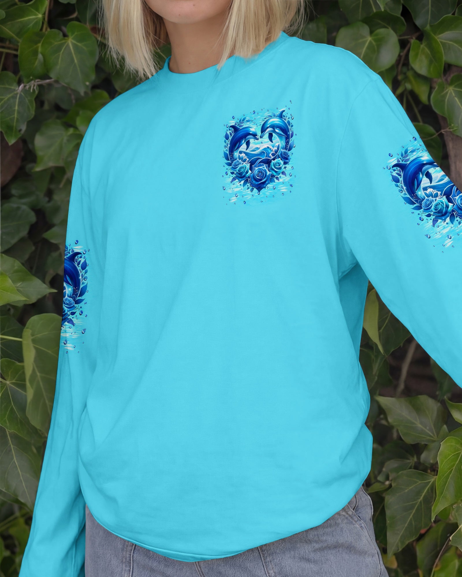 OCEAN WISHES DOLPHIN KISSES ALL OVER PRINT - TYLN2105261