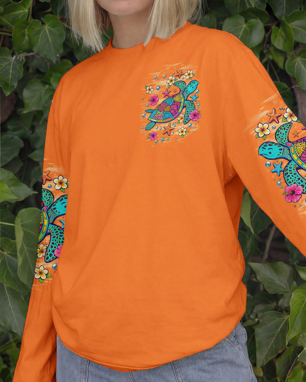 SALTWATER HEALS EVERYTHING TURTLE ALL OVER PRINT   - TLNT1306263