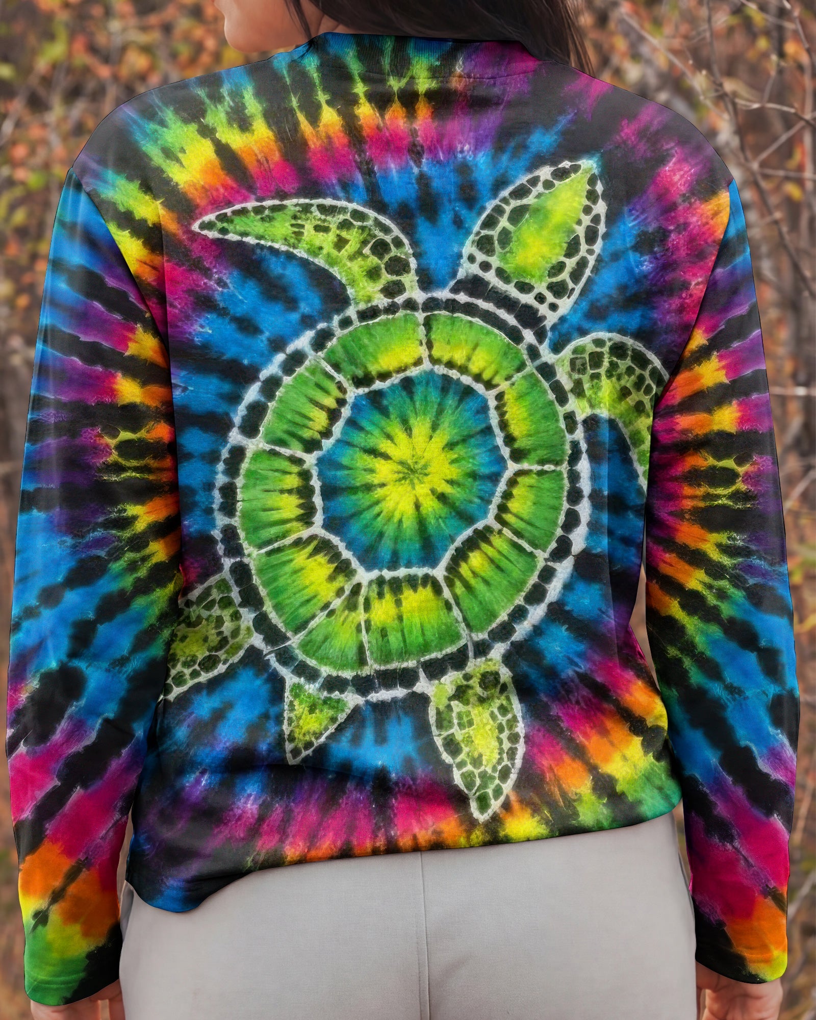 COLORFUL SEA TURTLE  ALL OVER PRINT - TLTW1205261