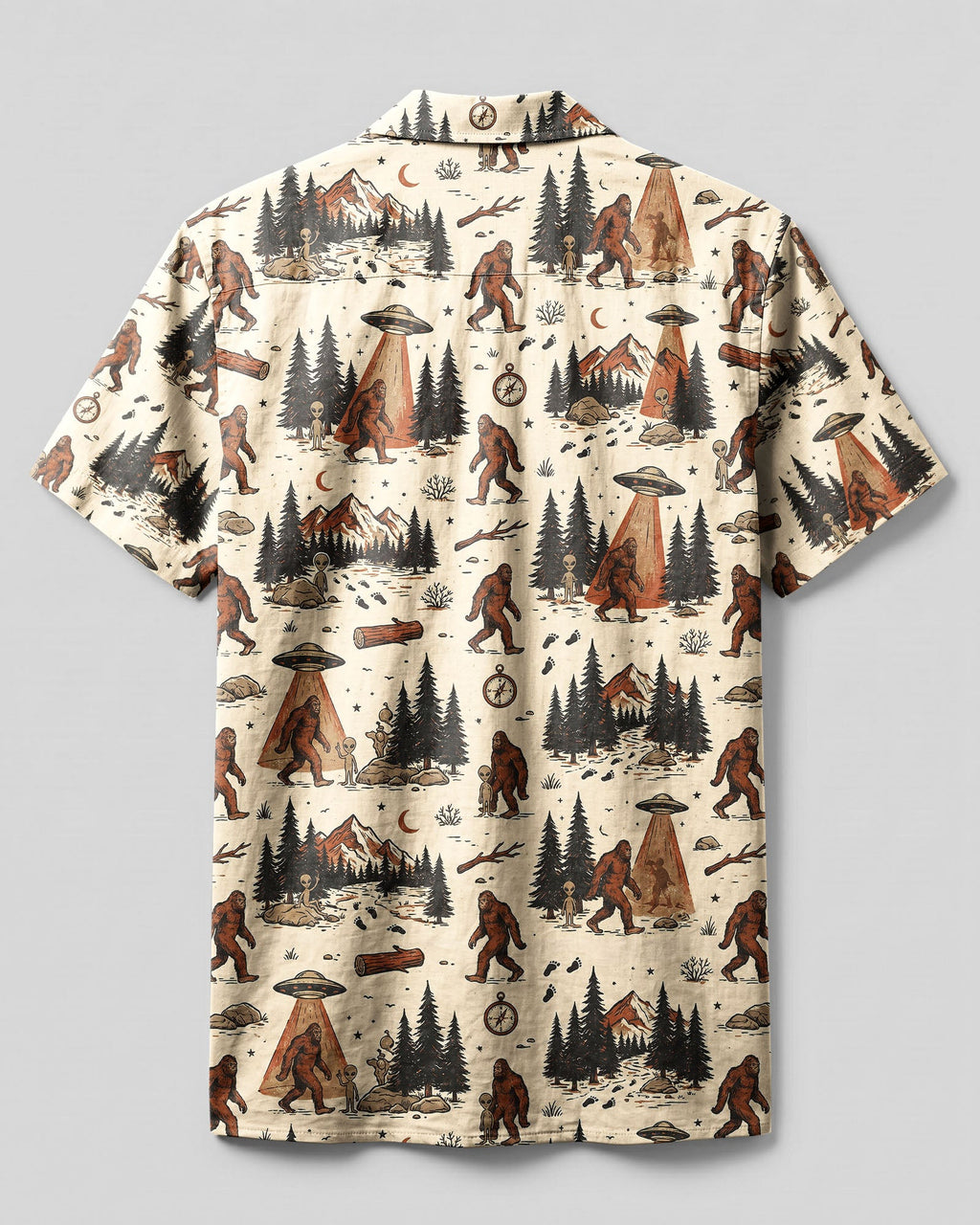 VINTAGE BIGFOOT UFO CAMP SHIRT   - TLNT2306262