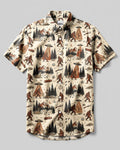 VINTAGE BIGFOOT UFO BUTTON-DOWN COLLAR SHIRT   - TLNT2306261