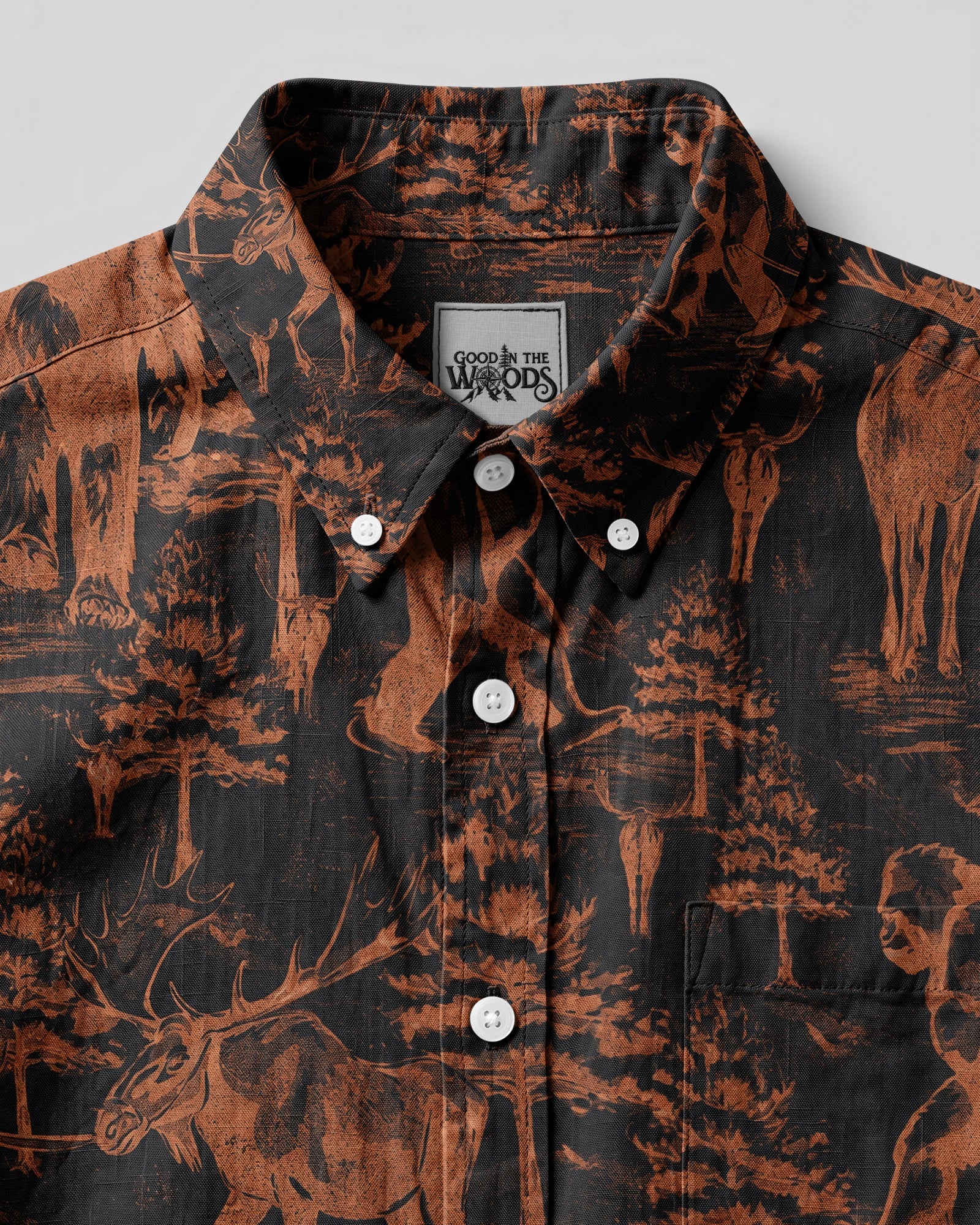BIGFOOT WILDERNESS BUTTON-DOWN COLLAR SHIRT - RITD2206261