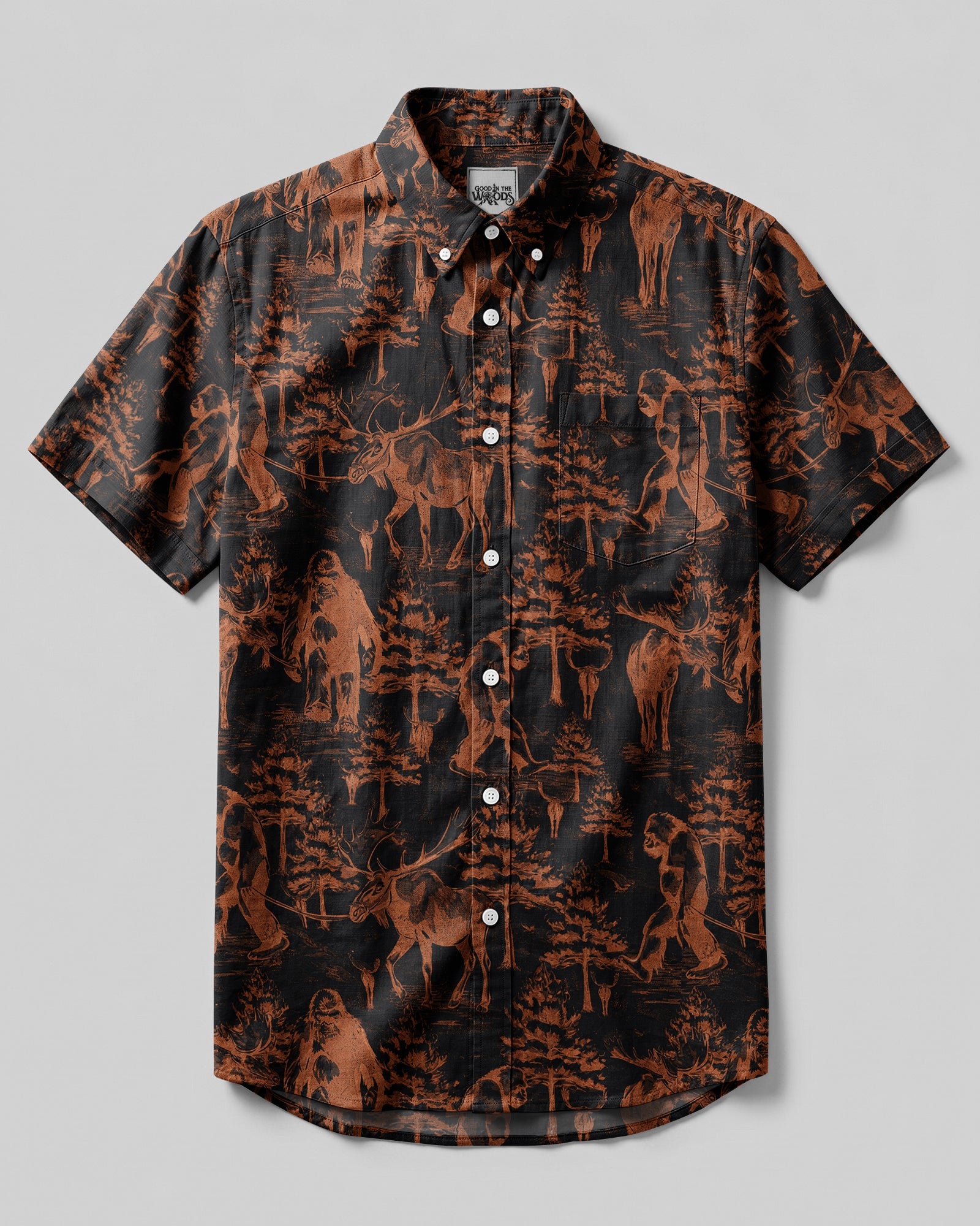 BIGFOOT WILDERNESS BUTTON-DOWN COLLAR SHIRT - RITD2206261