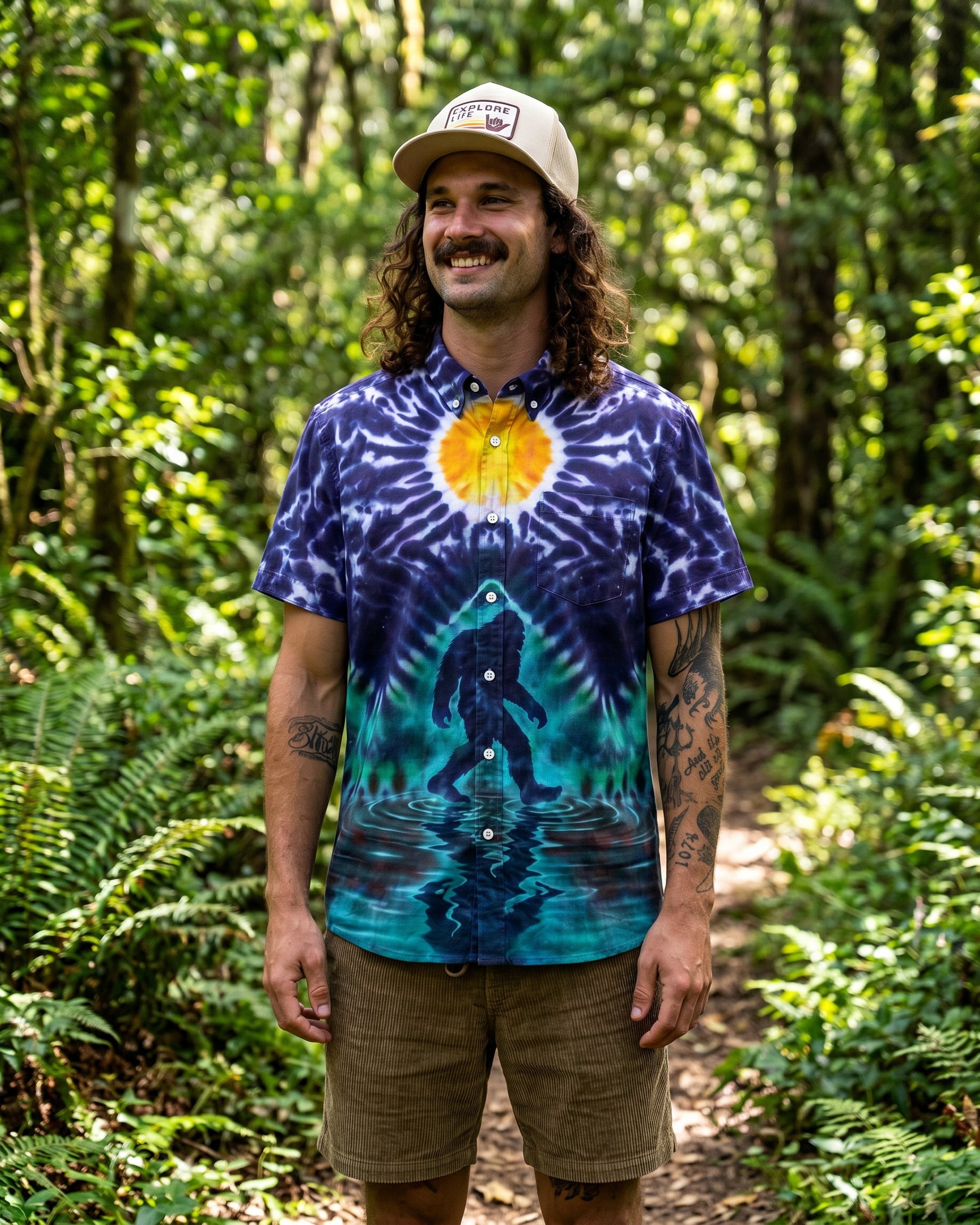 BIGFOOT MOONLIGHT TREK BUTTON-DOWN COLLAR SHIRT - RI0206262
