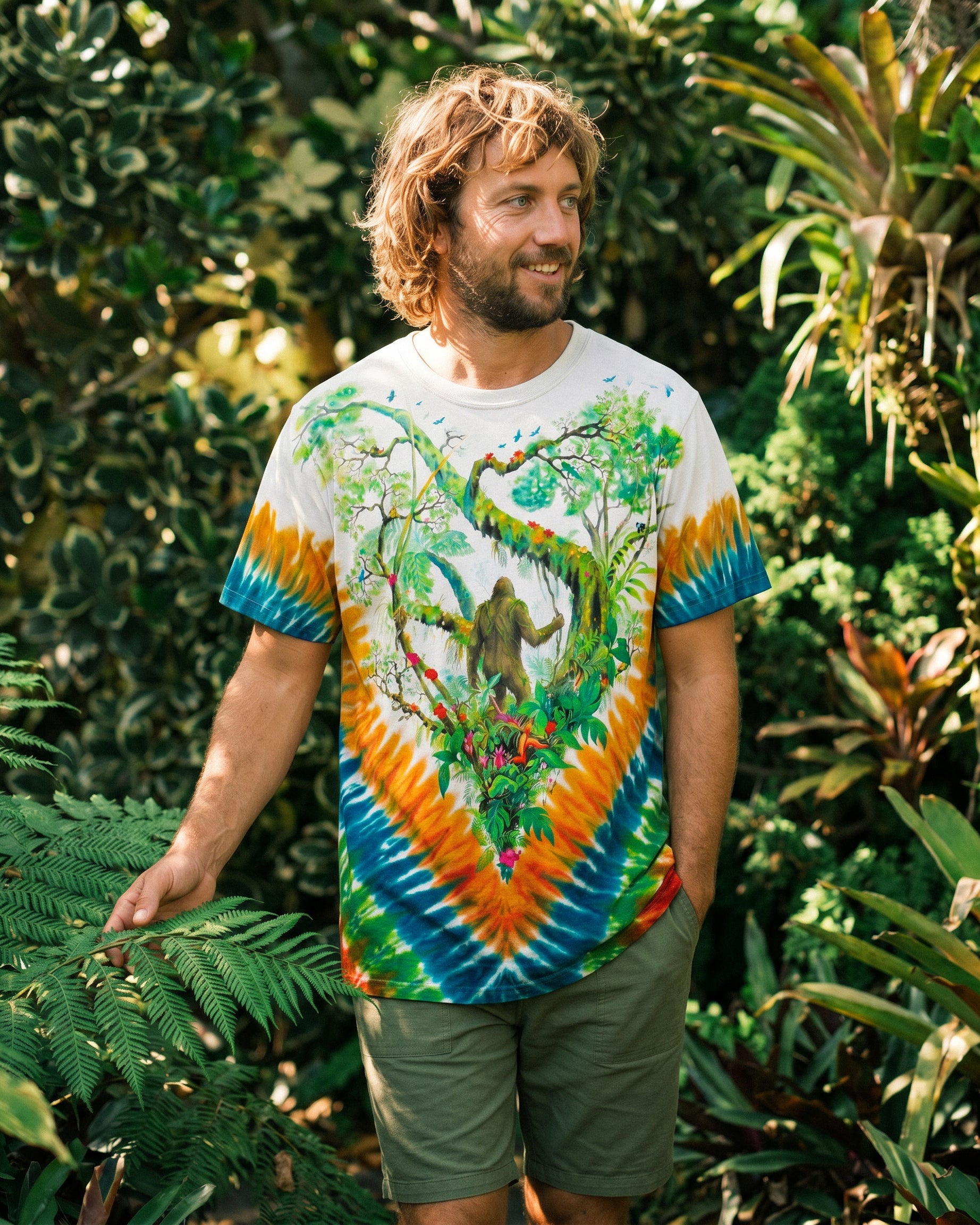 RAINFOREST BIGFOOT SWIRL ALL OVER PRINT - RI0506262