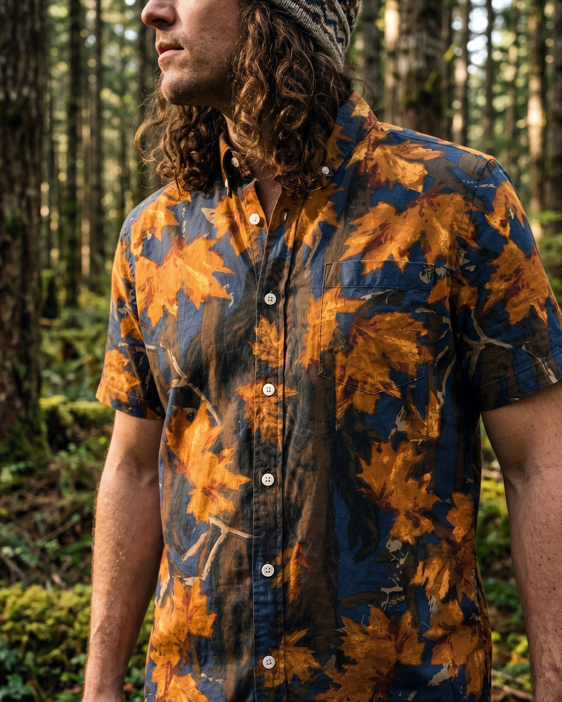 AUTUMN BIGFOOT HIDEOUT BUTTON-DOWN COLLAR SHIRT - RI0406261