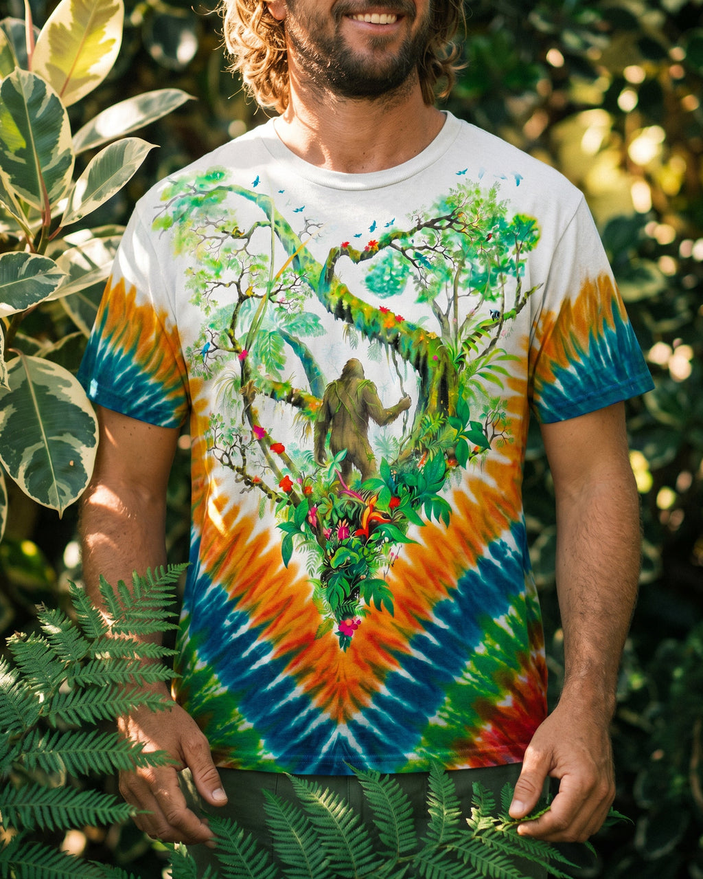 RAINFOREST BIGFOOT SWIRL ALL OVER PRINT - RI0506262