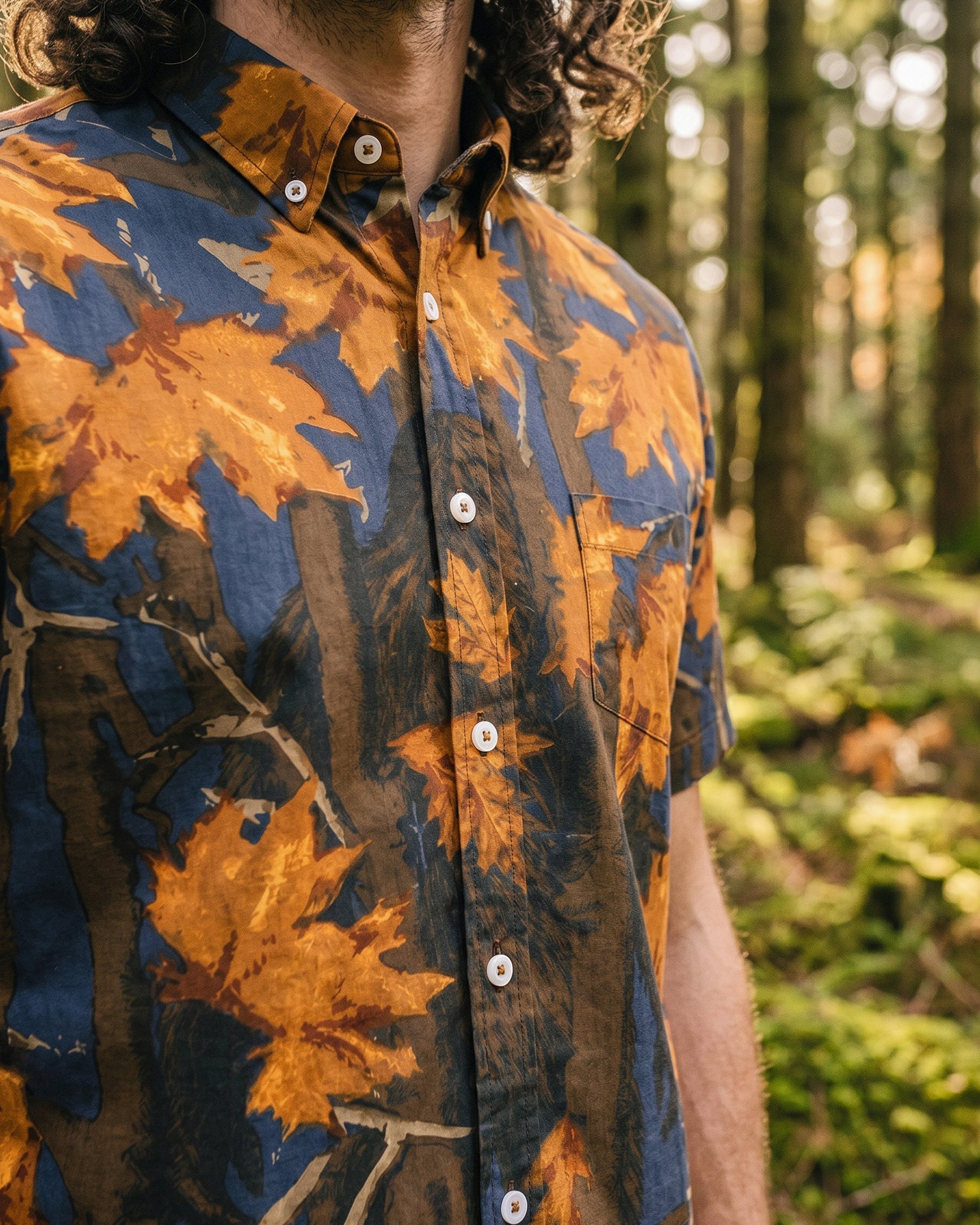 AUTUMN BIGFOOT HIDEOUT BUTTON-DOWN COLLAR SHIRT - RI0406261