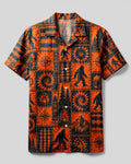 RETRO BIGFOOT WILDERNESS PATCHWORK CAMP SHIRT  - TLNT0307265