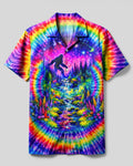 WANDER BIGFOOT NATURE COLORFUL SWIRL CAMP SHIRT  - TLNT3006264