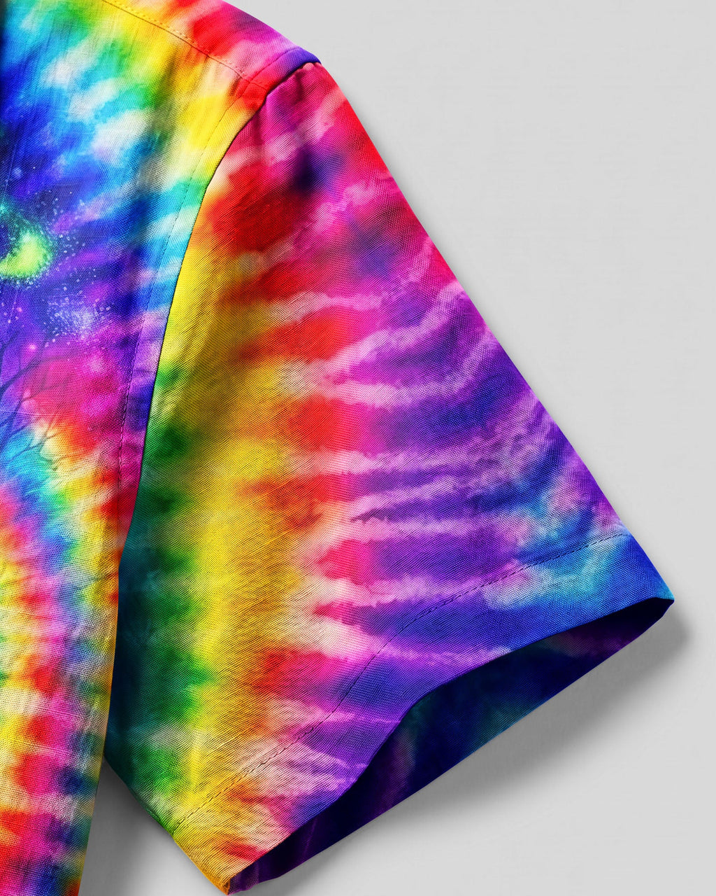 WANDER BIGFOOT NATURE COLORFUL SWIRL CAMP SHIRT  - TLNT3006264