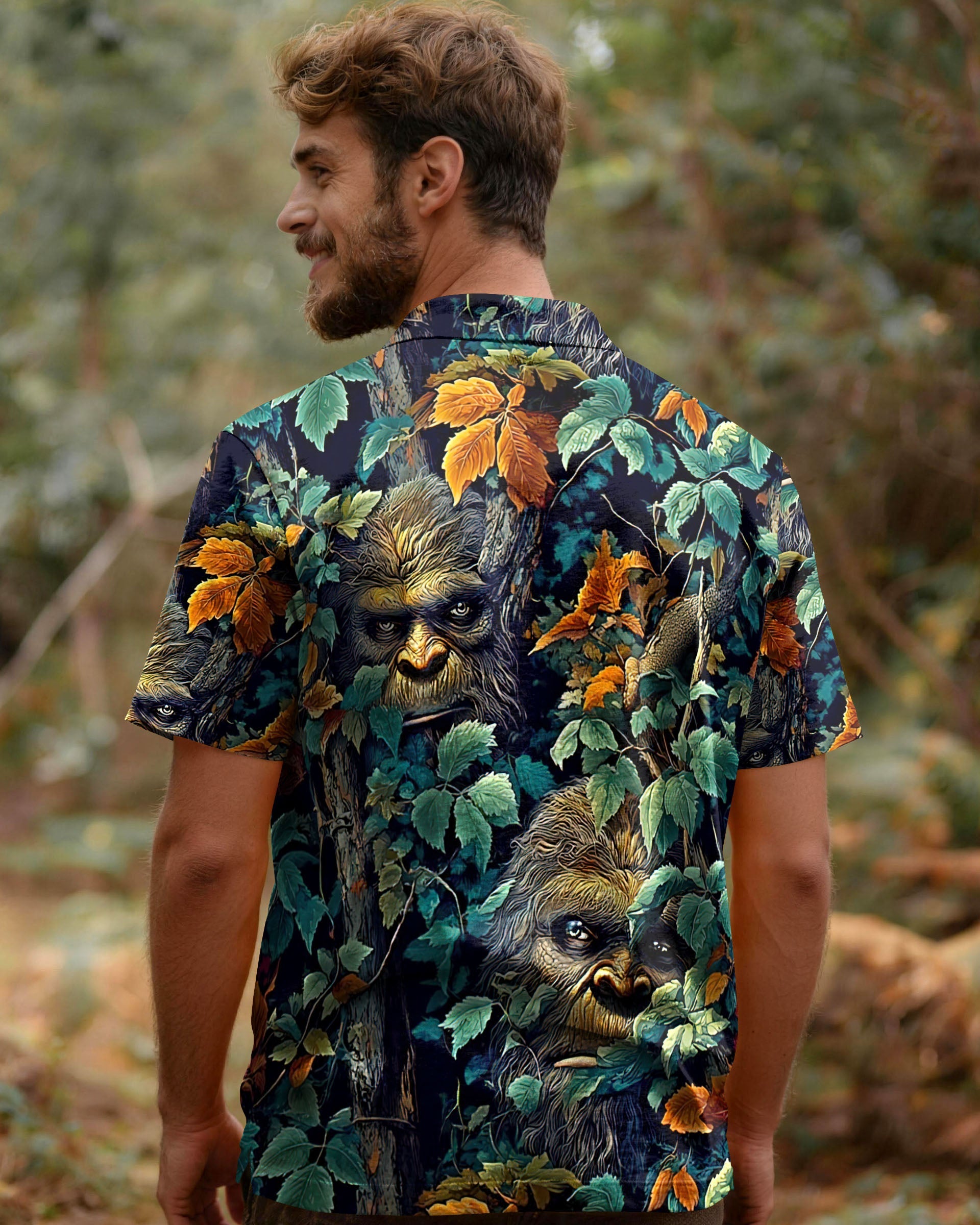 BIGFOOT IN WOODS POLO SHIRT  - TLNT0406261