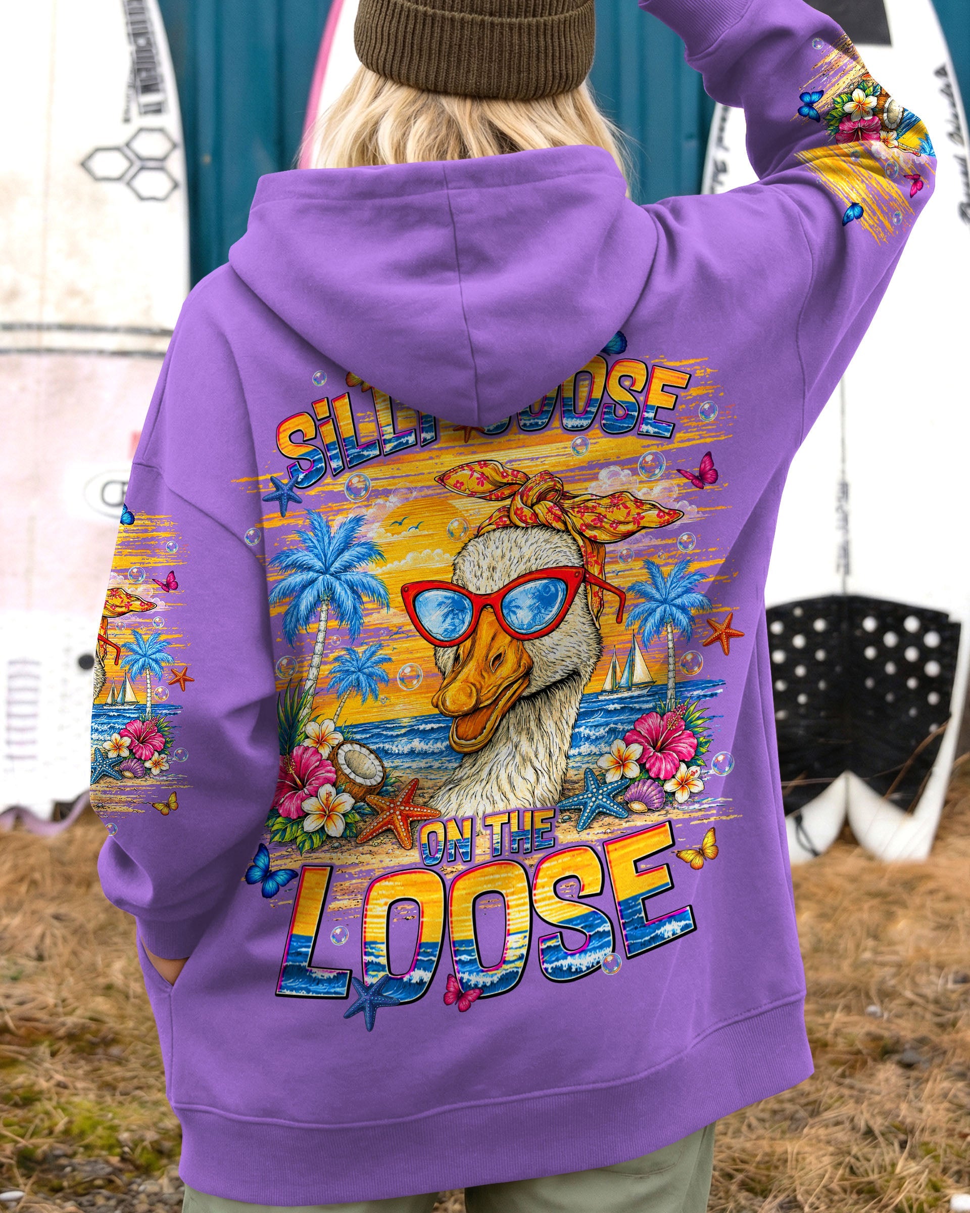 SILLY GOOSE ON THE LOOSE ALL OVER PRINT - TLNT0406262
