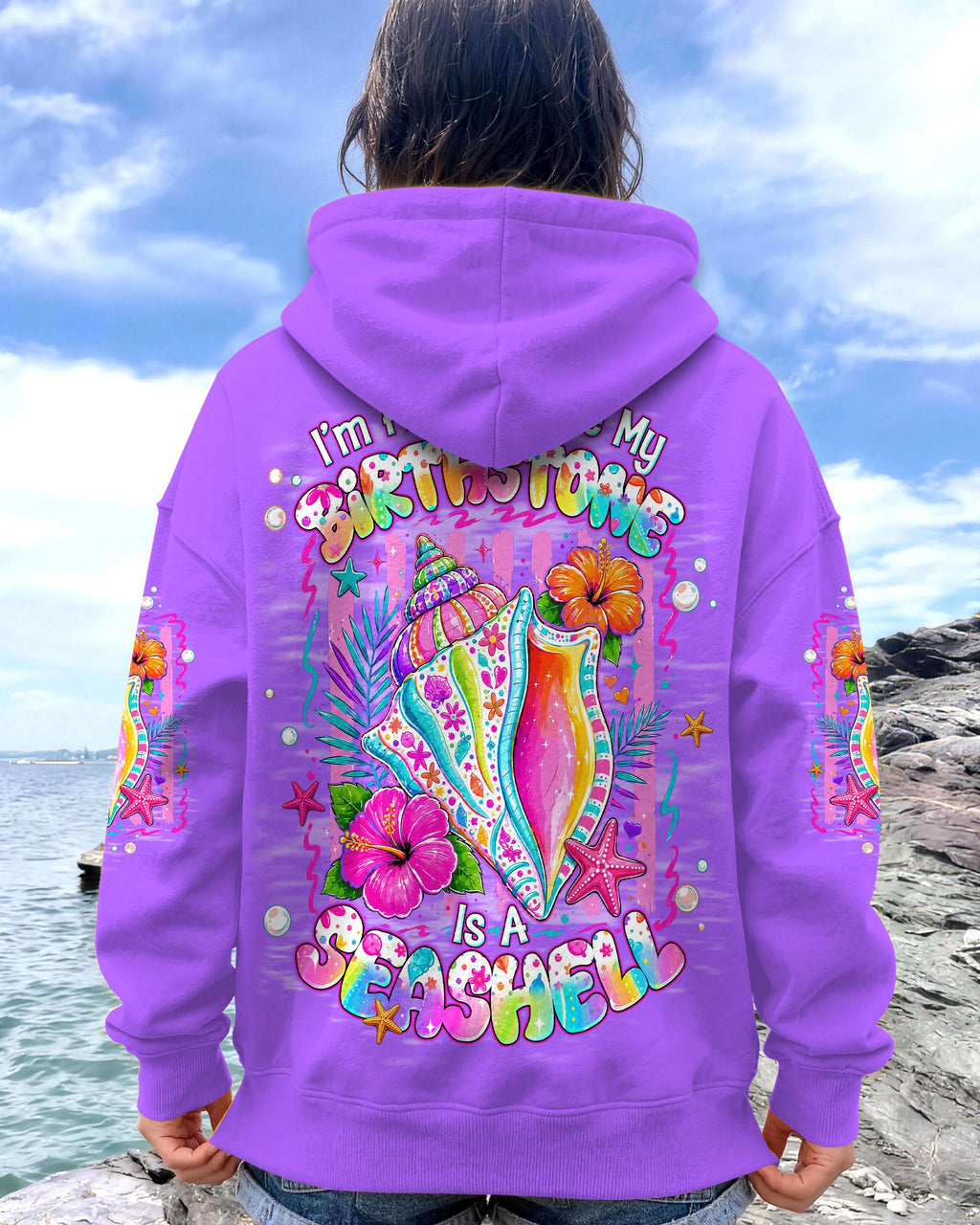 I'M PRETTY SURE MY BIRTHSTONE IS A SEASHELL ALL OVER PRINT - TLNT1007261