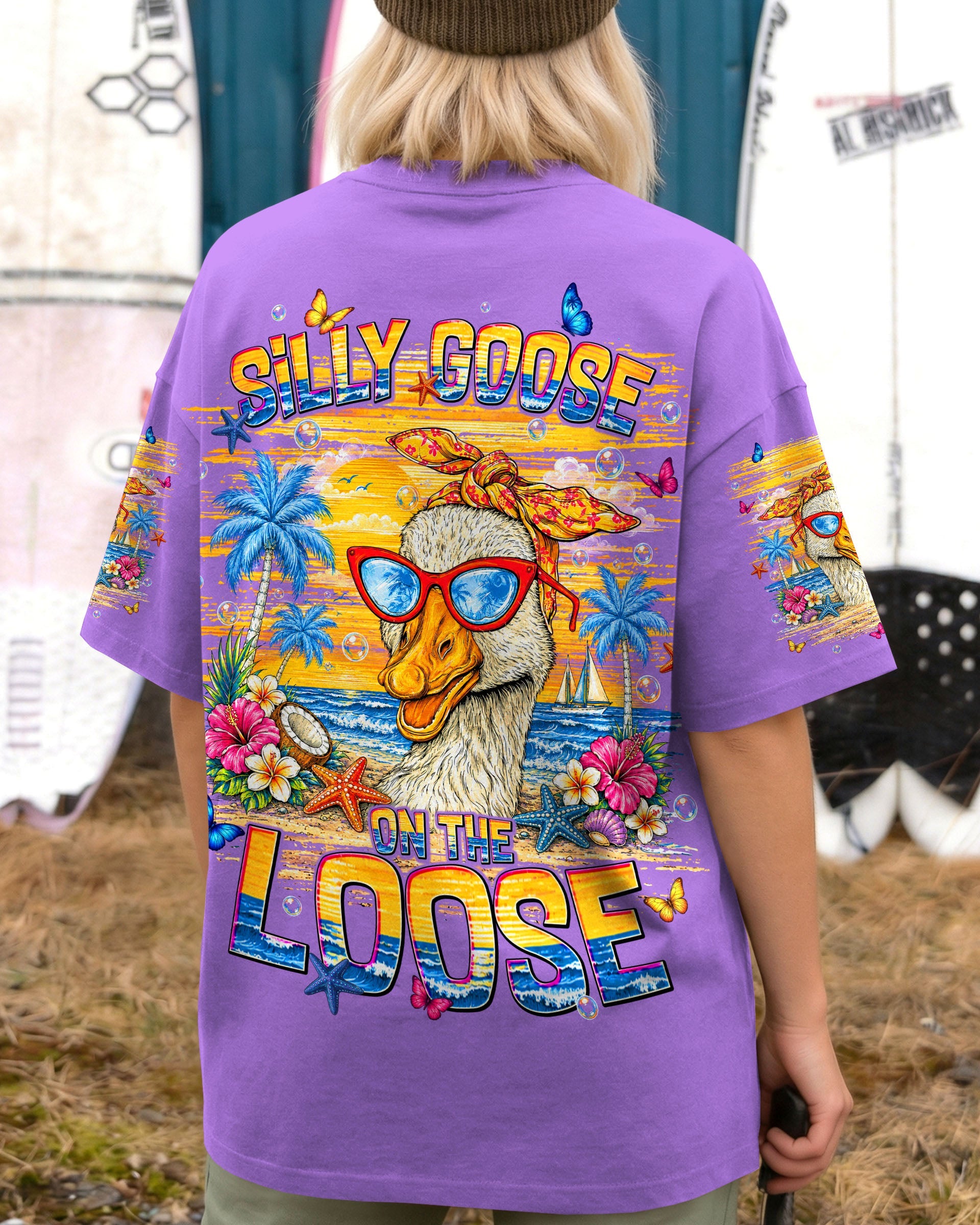 SILLY GOOSE ON THE LOOSE ALL OVER PRINT - TLNT0406262