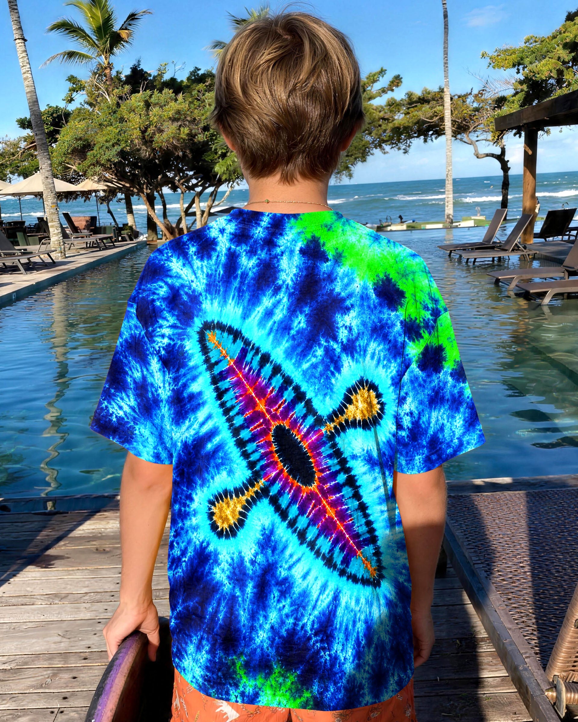 KAYAK LAKE DAY KIDS ALL OVER PRINT  - TLNT0506261