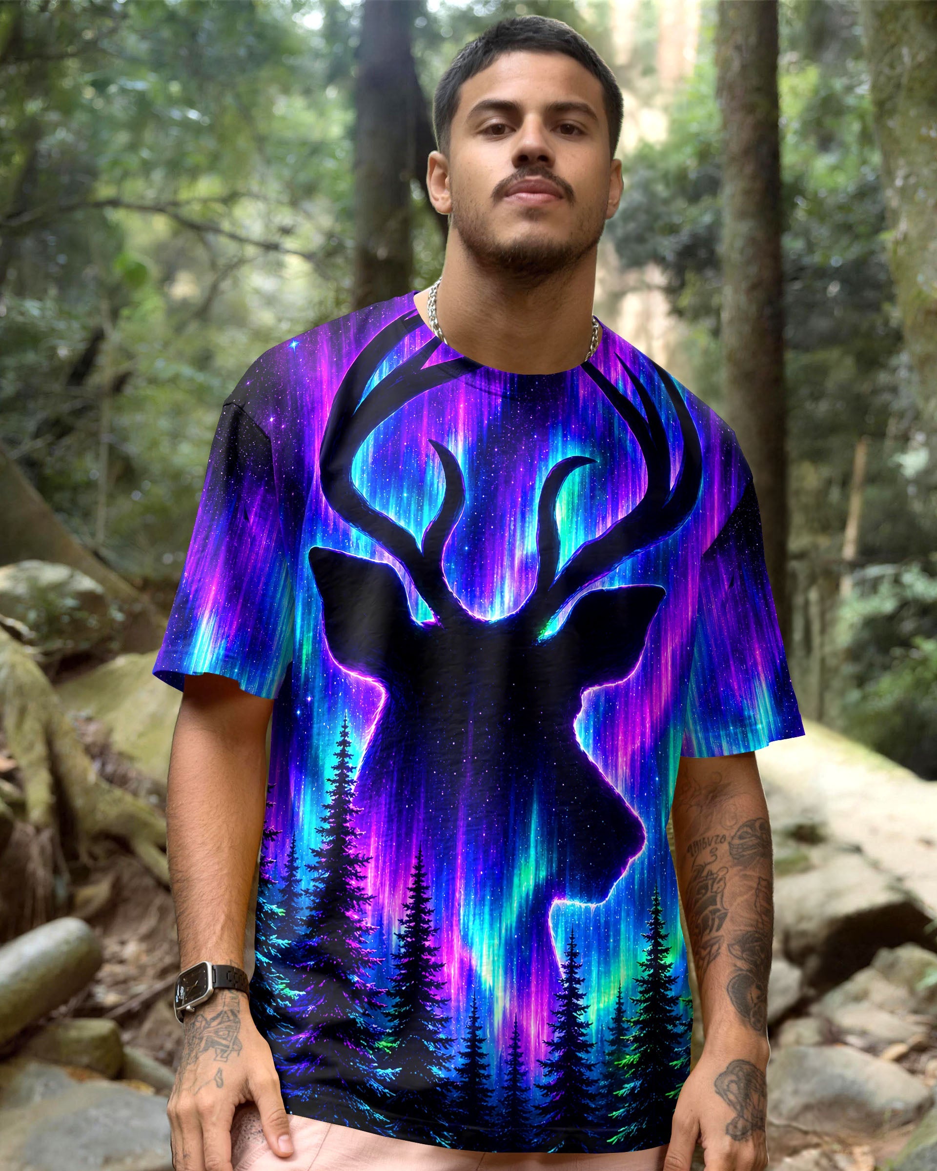 AURORA WILDERNESS DEER HUNTING ALL OVER PRINT  - TLNT0707262