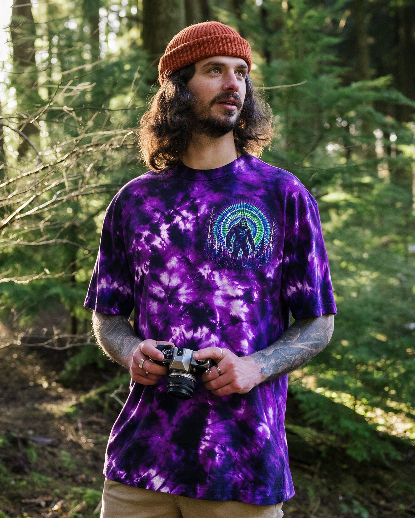HELLO DARKNESS MY OLD FRIEND BIGFOOT ALL OVER PRINT - RI1107261