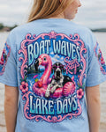 FLAMINGO FLOAT LAKE GREAT DANE DOG SUMMER ALL OVER PRINT – RI2205261