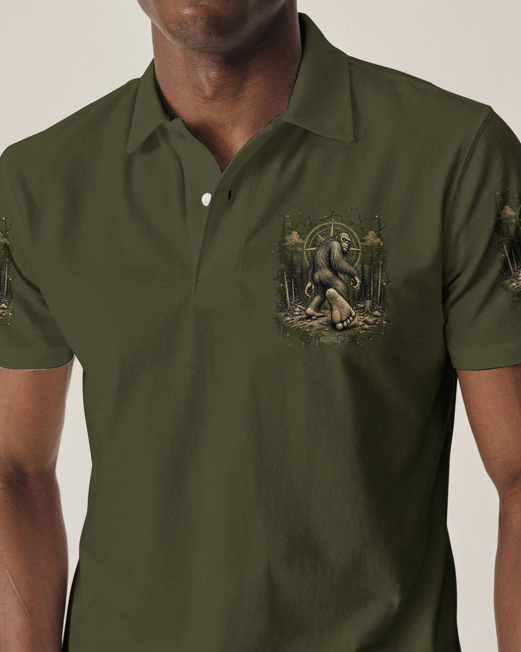 NOT ALL WHO WANDER ARE LOST BIGFOOT ALL OVER PRINT  - TLHN2905261