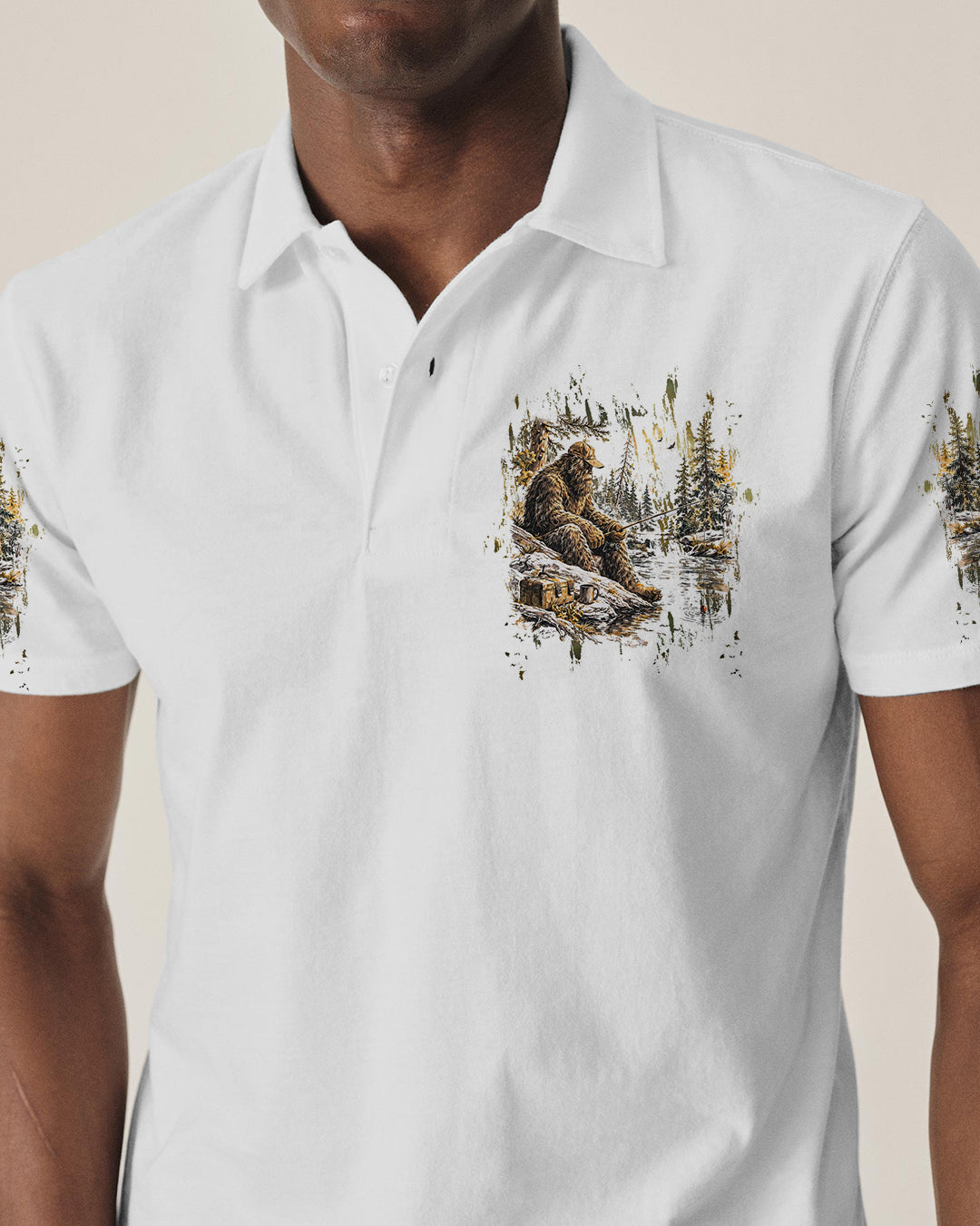 THE CLOSER I GET TO NATURE BIGFOOT ALL OVER PRINT - TLHG0506263