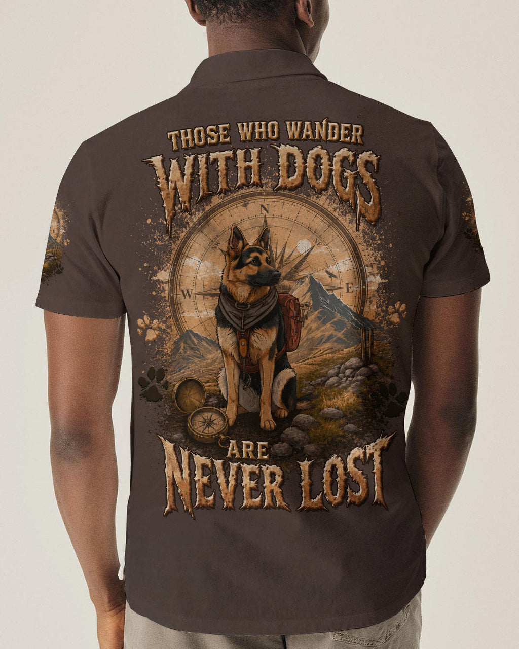 THOSE WHO WANDER WITH DOGS GERMAN SHEPHERD DOG ALL OVER PRINT - TLTW0506261