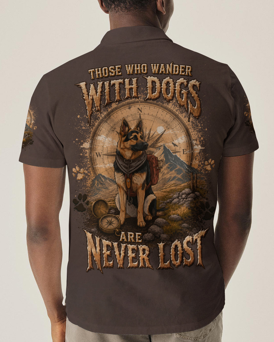 THOSE WHO WANDER WITH DOGS GERMAN SHEPHERD DOG ALL OVER PRINT - TLTW0506261