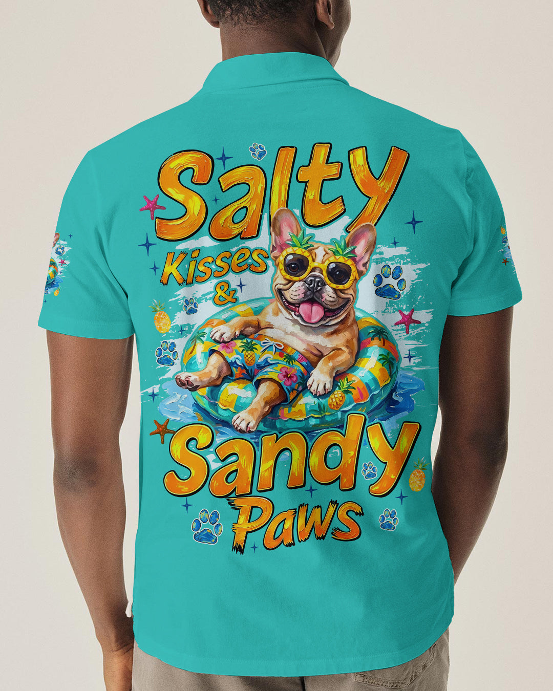 SALTY KISSES AND SANDY PAWS FRENCH BULLDOG ALL OVER PRINT - TYQY2905262