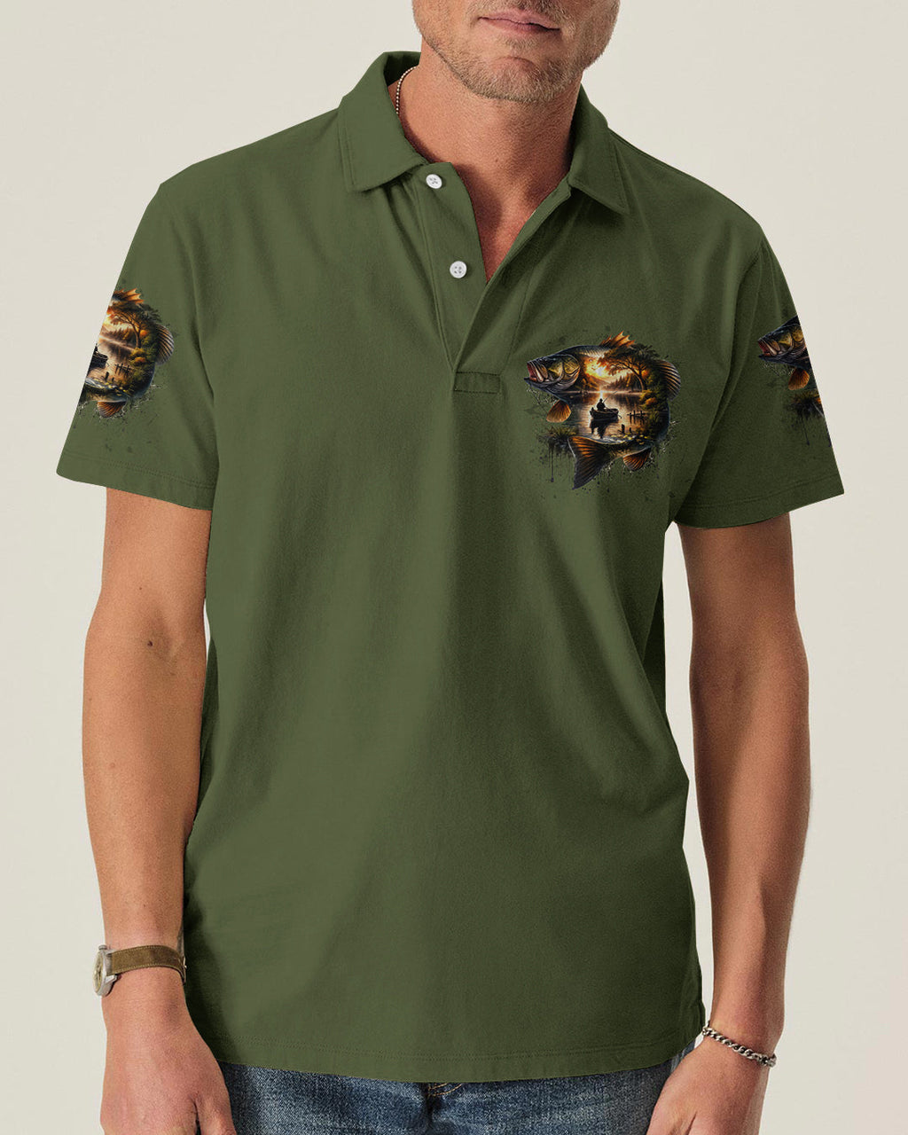 IT'S LAKE TIME FISHING ALL OVER PRINT - TLTW1305263