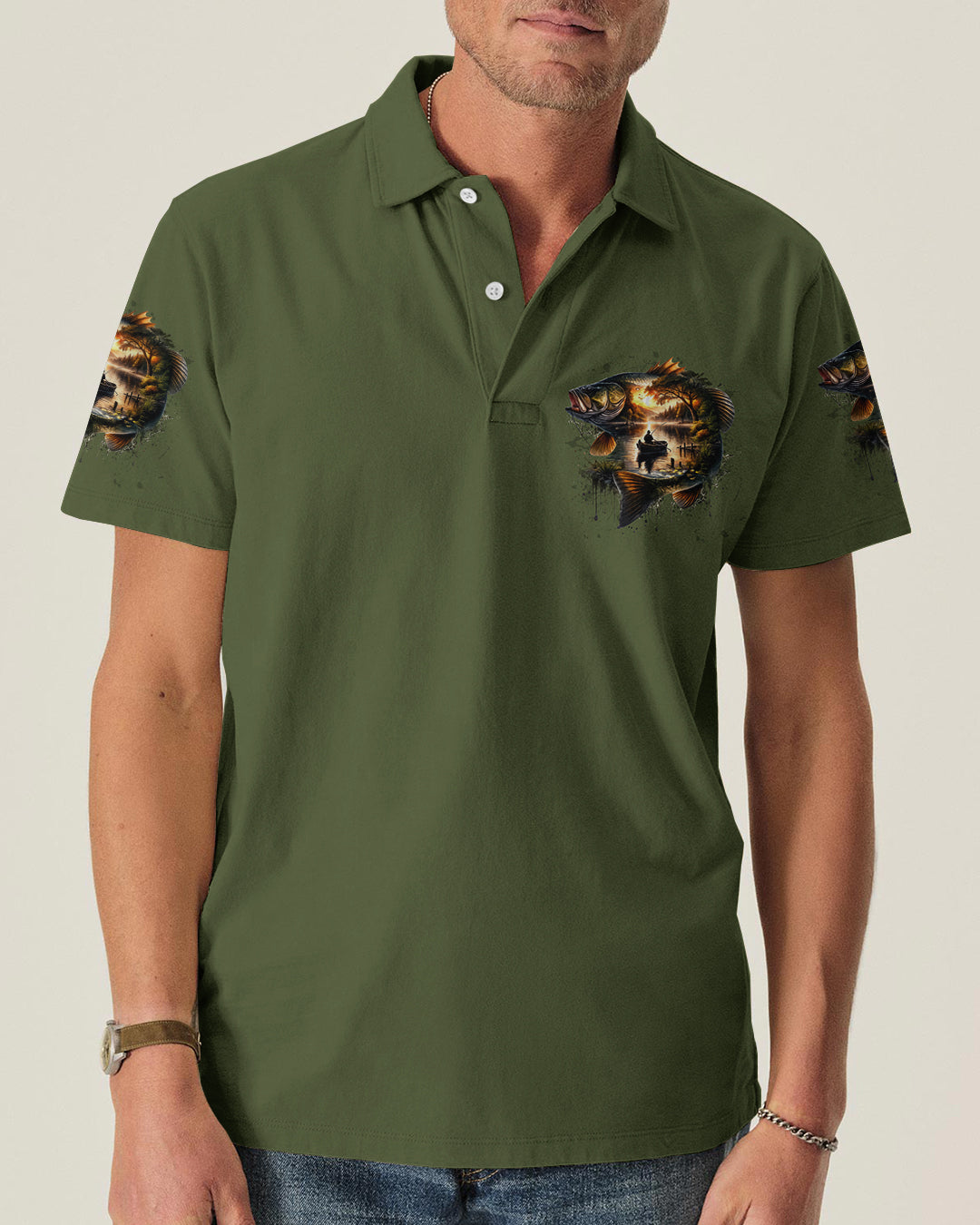 IT'S LAKE TIME FISHING ALL OVER PRINT - TLTW1305263