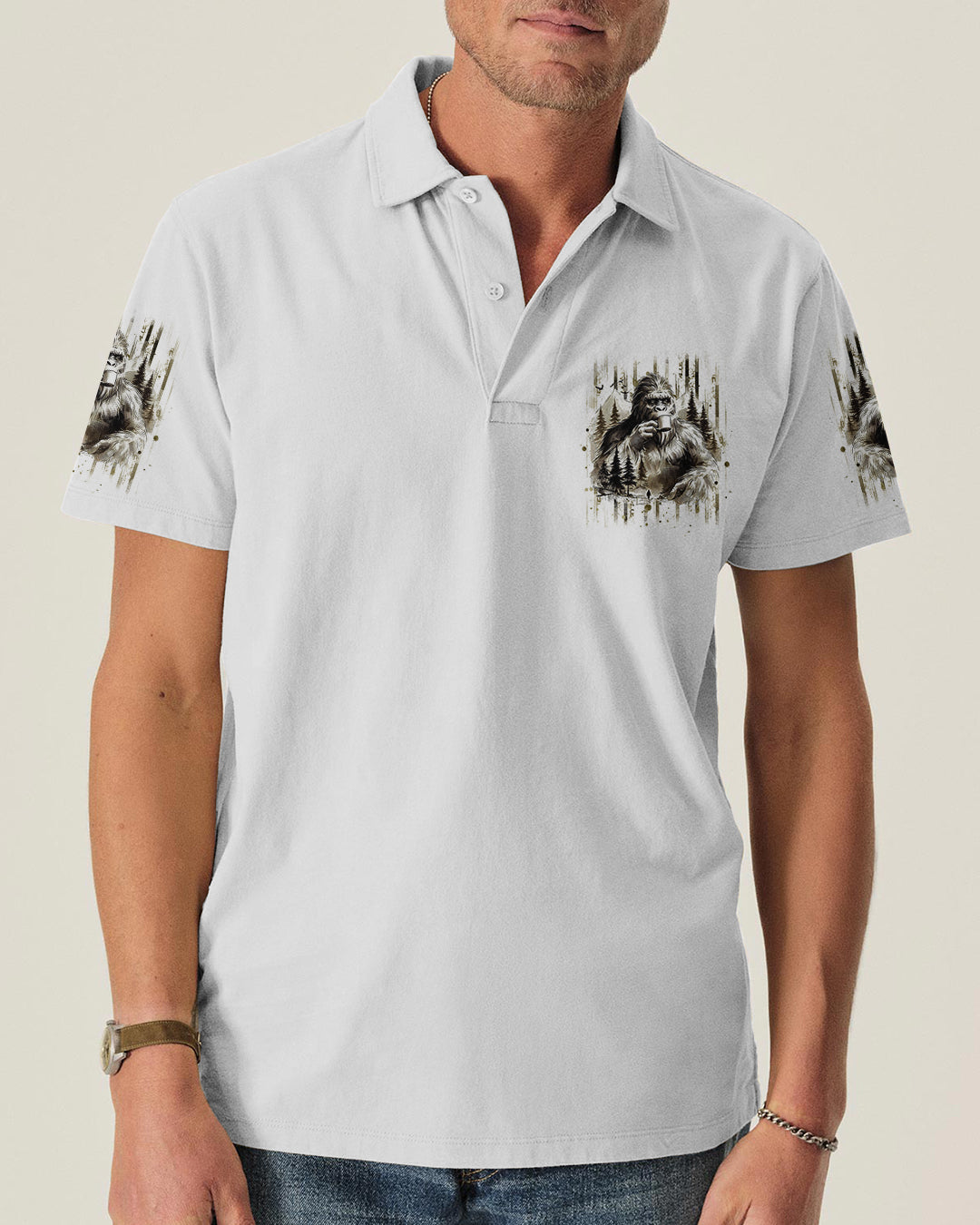 THE CLOSER I GET TO NATURE BIGFOOT ALL OVER PRINT - TLHG0106262