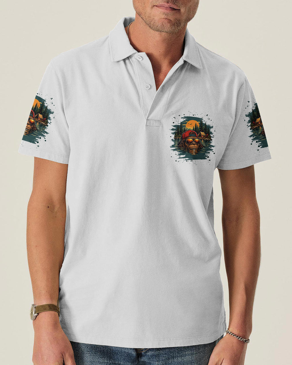LIFE IS BETTER AT THE LAKE BIGFOOT ALL OVER PRINT   - TLHG2805263