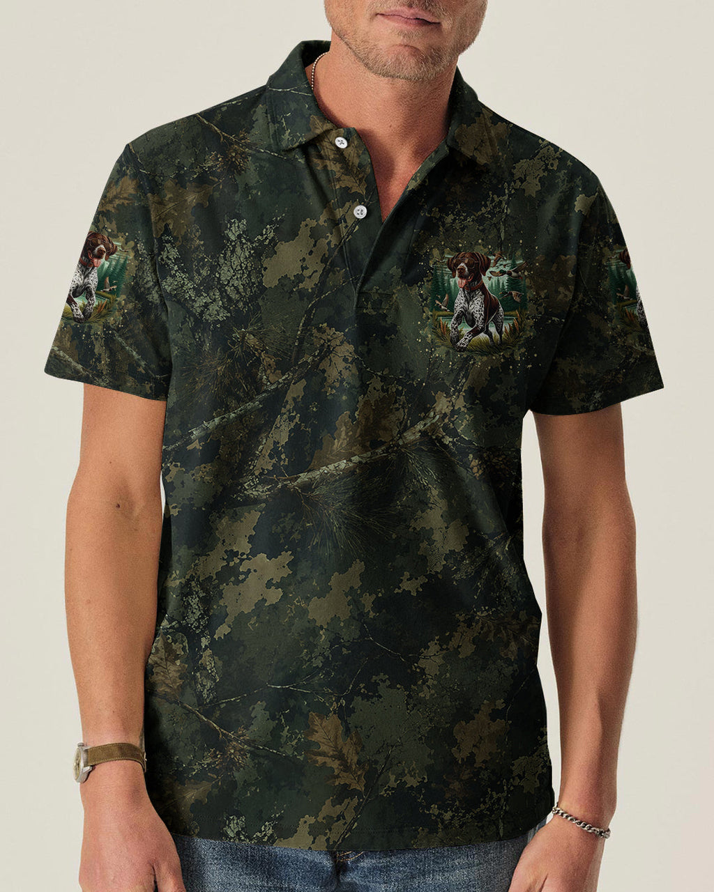 HUNTING IS NOT A HOBBY GERMAN SHORTHAIRED POINTER DOG ALL OVER PRINT - TYLN2905261