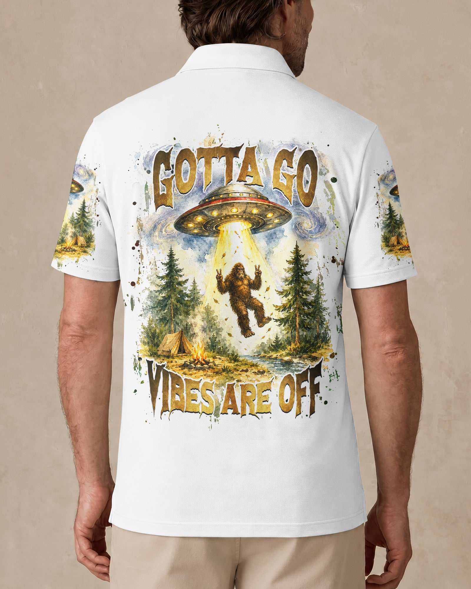 GOTTA GO VIBES ARE OFF BIGFOOT ALL OVER PRINT  - TLHG2206264