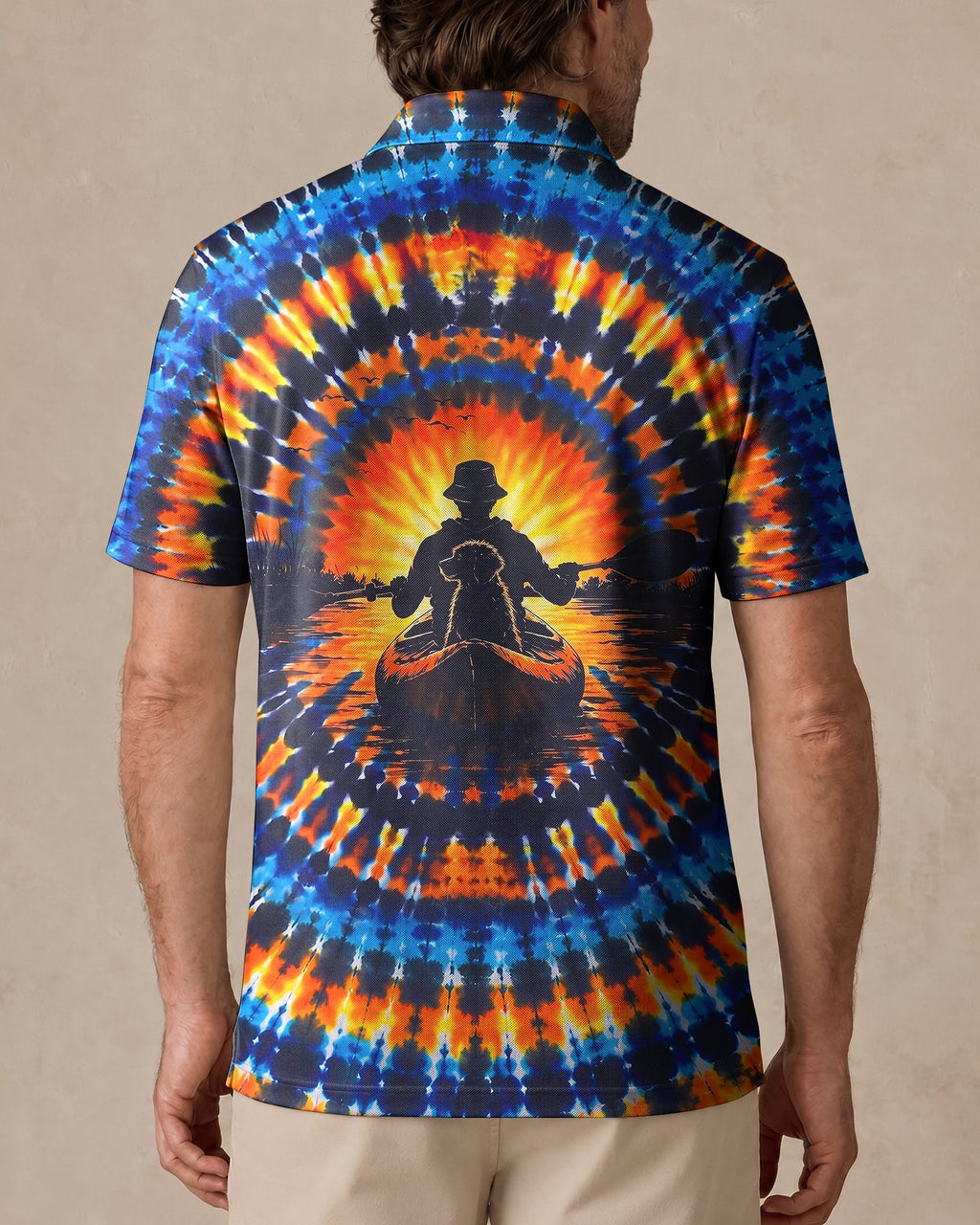 KAYAK CHASING SUNSET DOG ALL OVER PRINT  - TLNT1507265