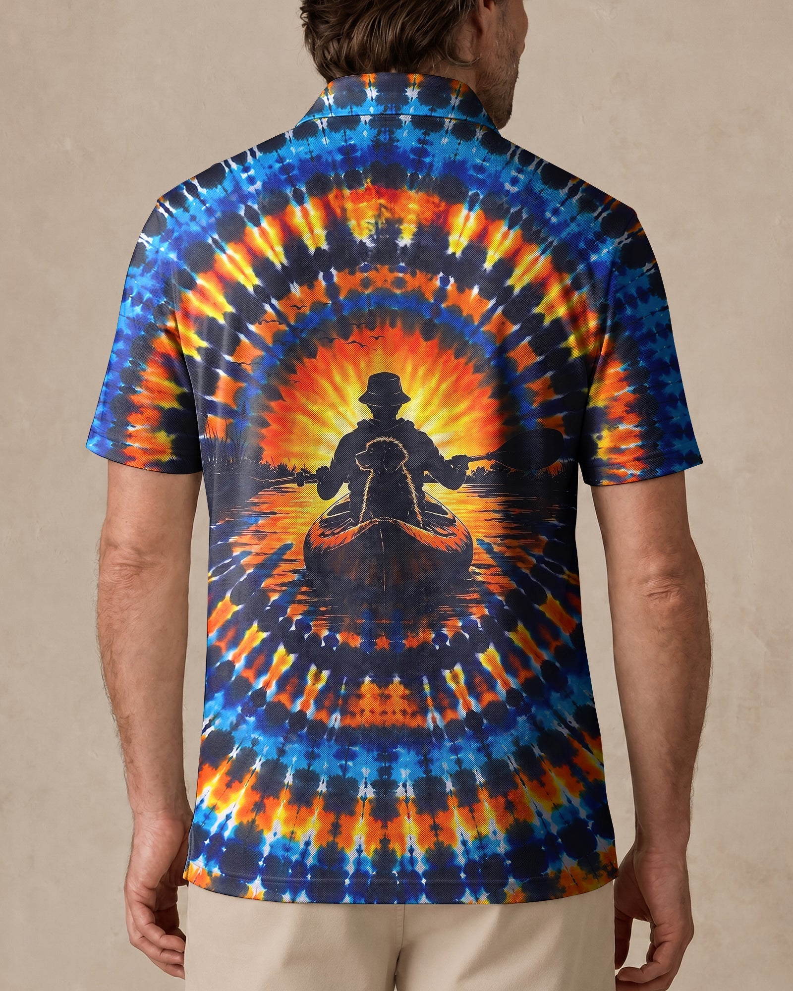 KAYAK CHASING SUNSET DOG ALL OVER PRINT  - TLNT1507265