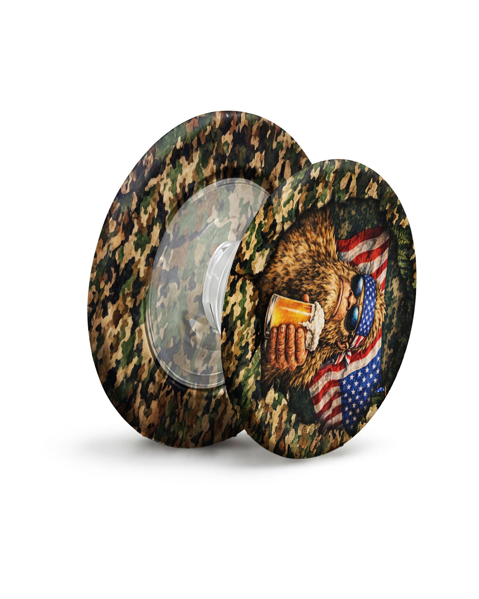 BIGFOOT WITH FLAG CAMOUFLAGE MAGSAFE PHONE GRIP - TLNT2004261