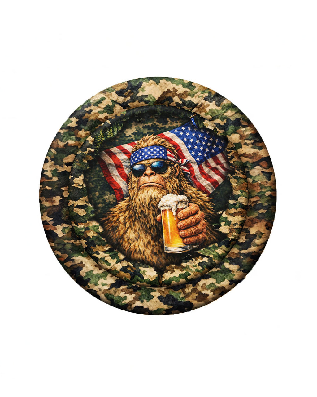 BIGFOOT WITH FLAG CAMOUFLAGE MAGSAFE PHONE GRIP - TLNT2004261