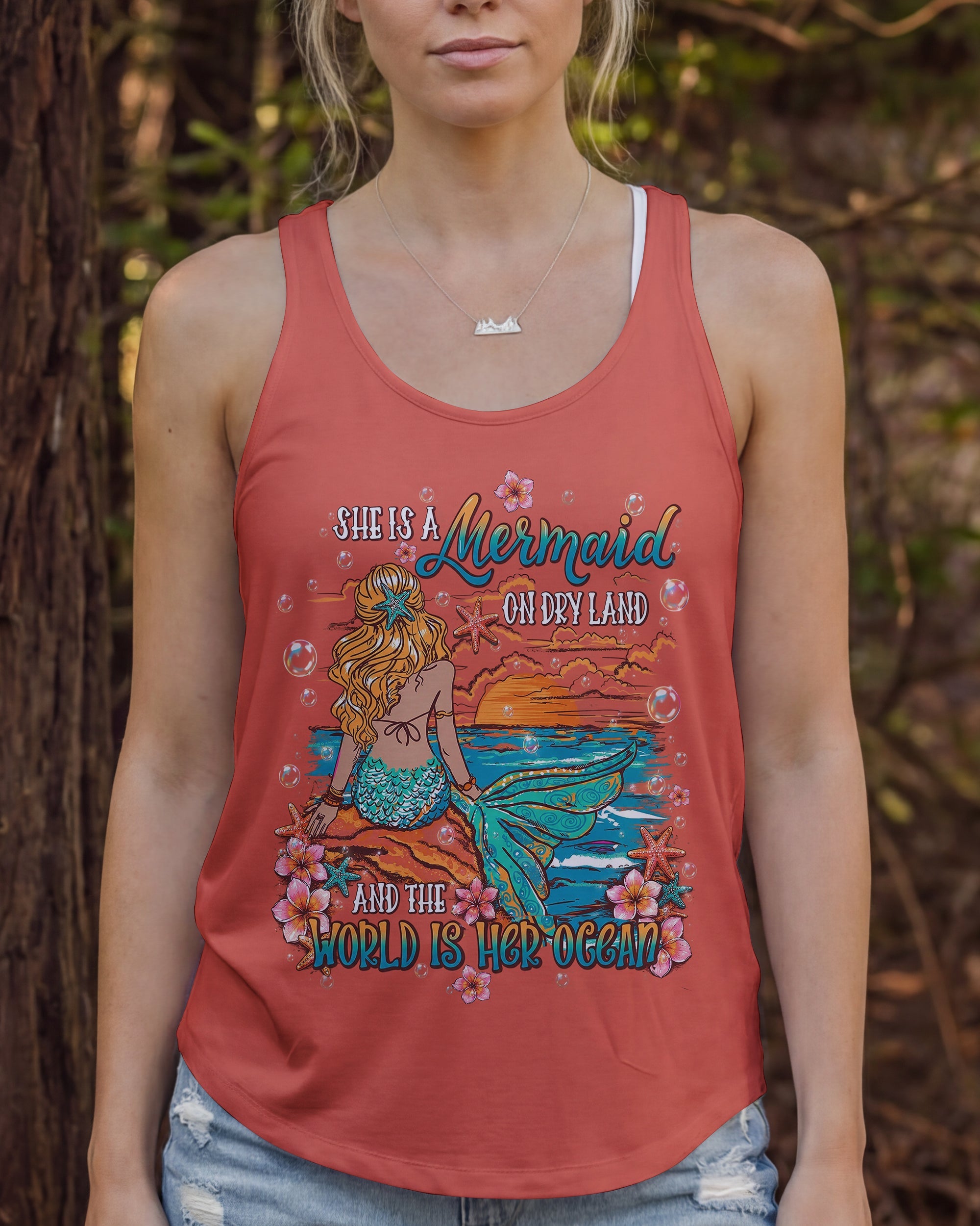 SHE IS A MERMAID ALL OVER PRINT  - TLHN2905262