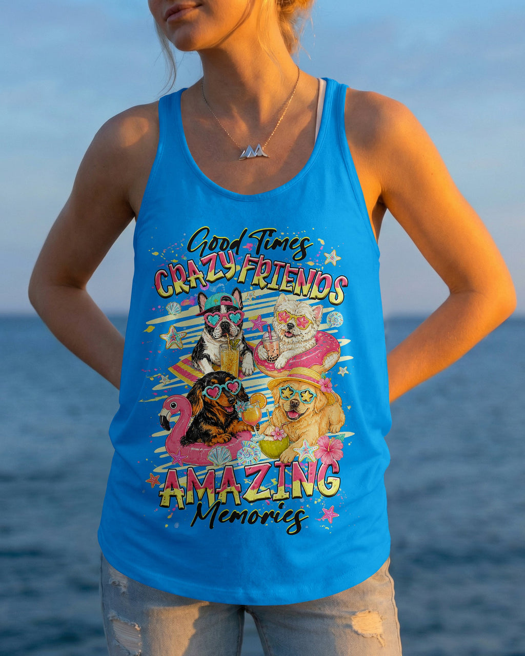 GOOD TIMES CRAZY FRIEND DOG  ALL OVER PRINT - TLHG2505263