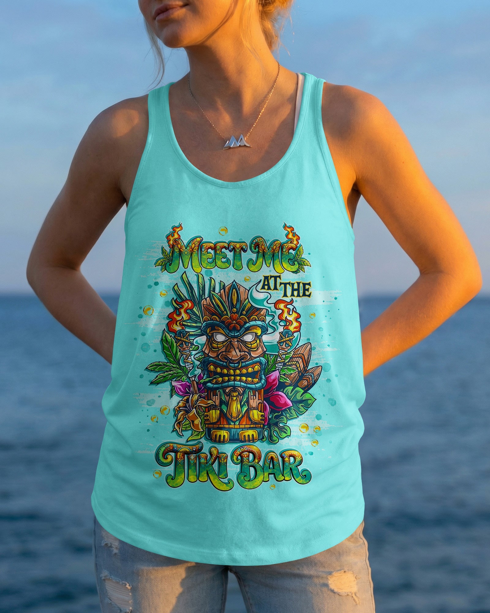 MEET ME AT THE TIKI BAR ALL OVER PRINT - TLNT0804261