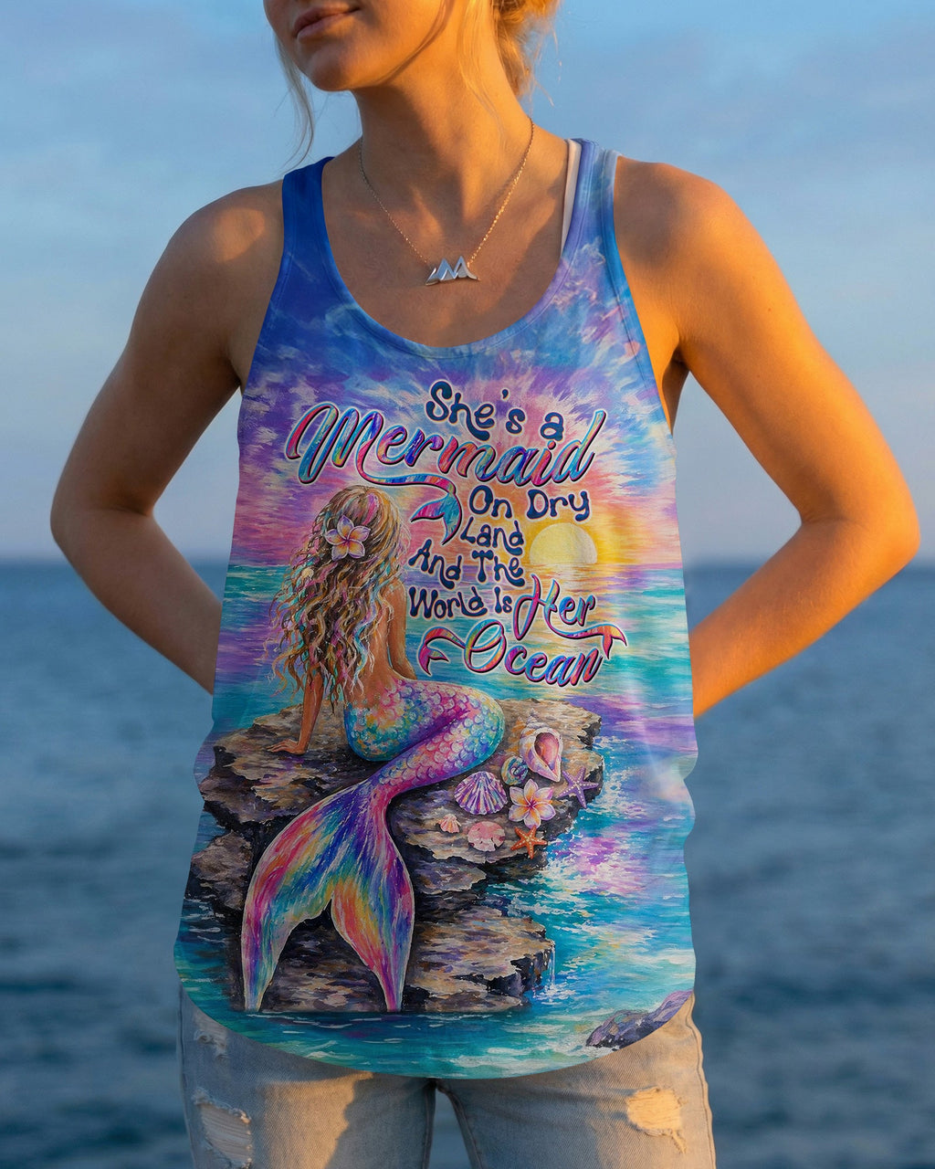 SHE IS A MERMAID ALL OVER PRINT - TLTW0405261