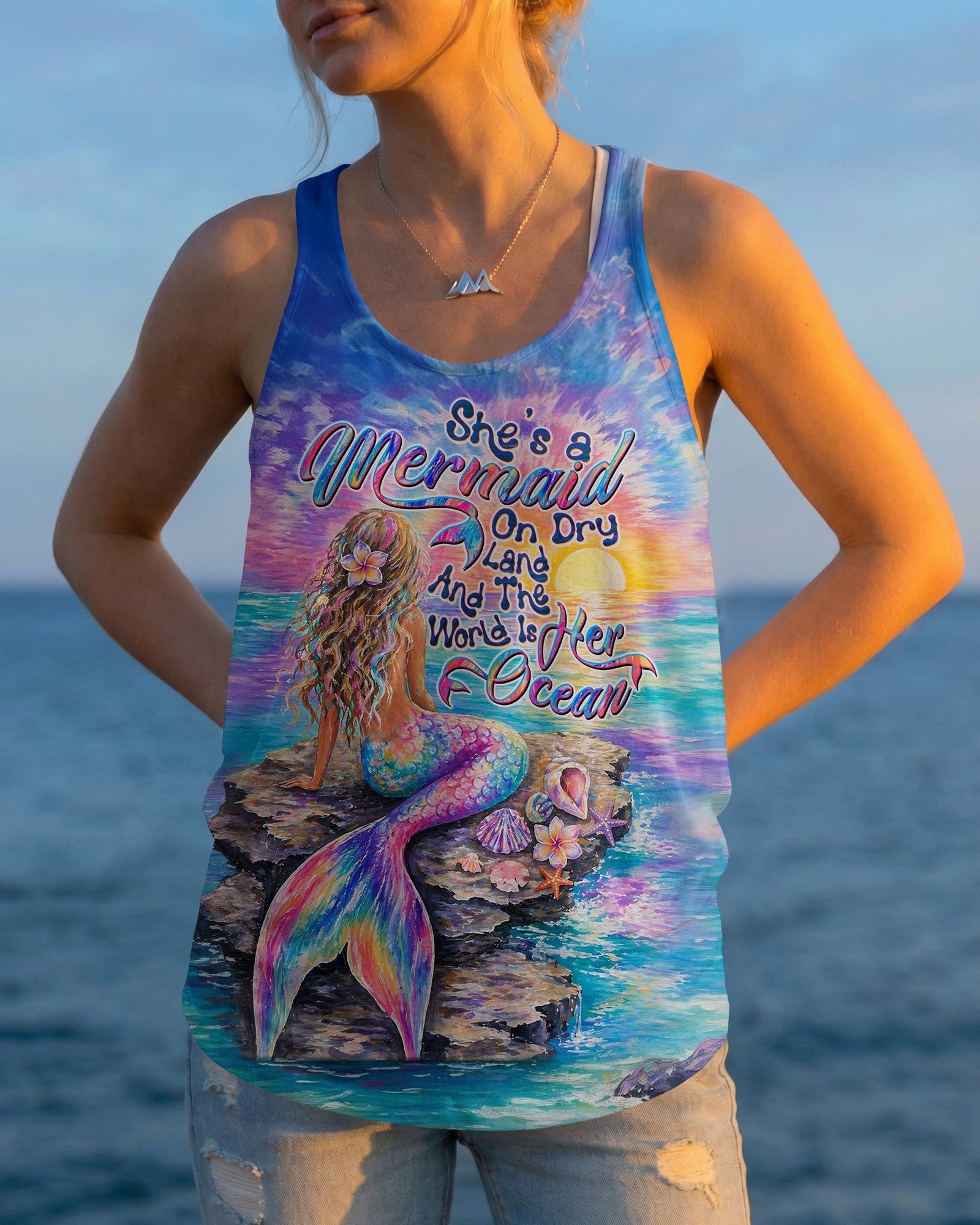 SHE IS A MERMAID ALL OVER PRINT - TLTW0405261