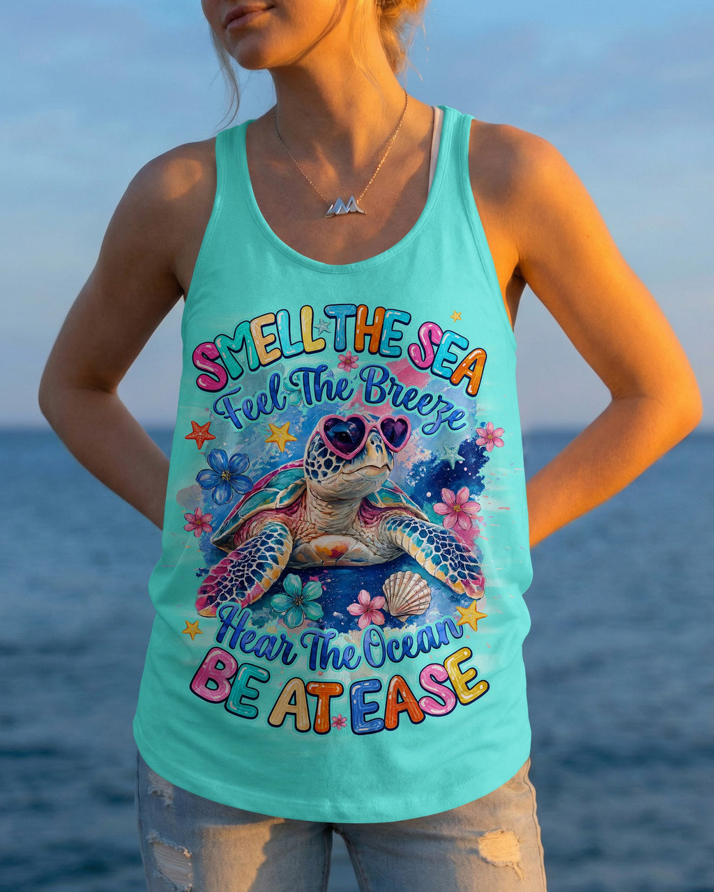 SMELL THE SEA TURTLE ALL OVER PRINT - TYQY1806262