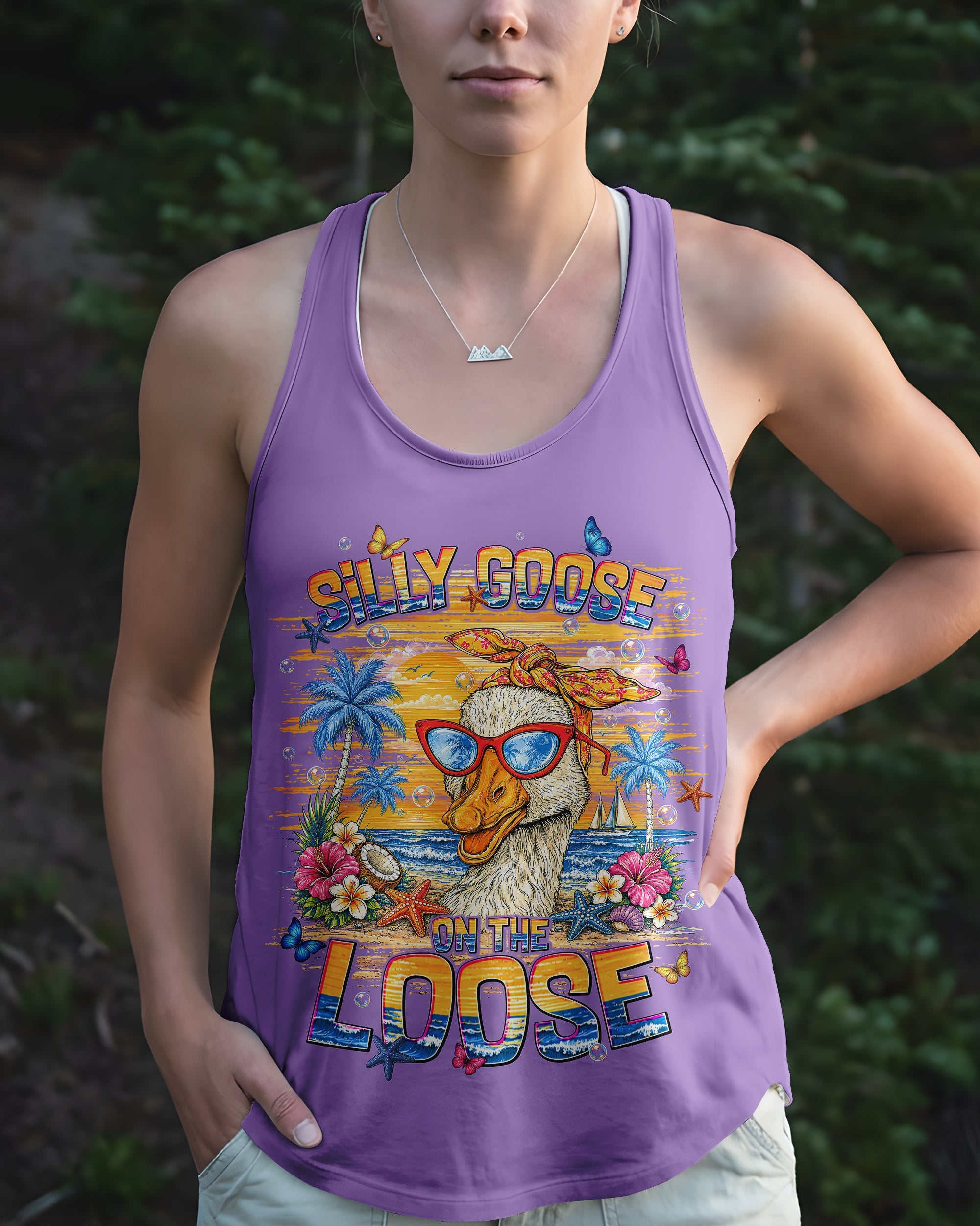 SILLY GOOSE ON THE LOOSE ALL OVER PRINT - TLNT0406262