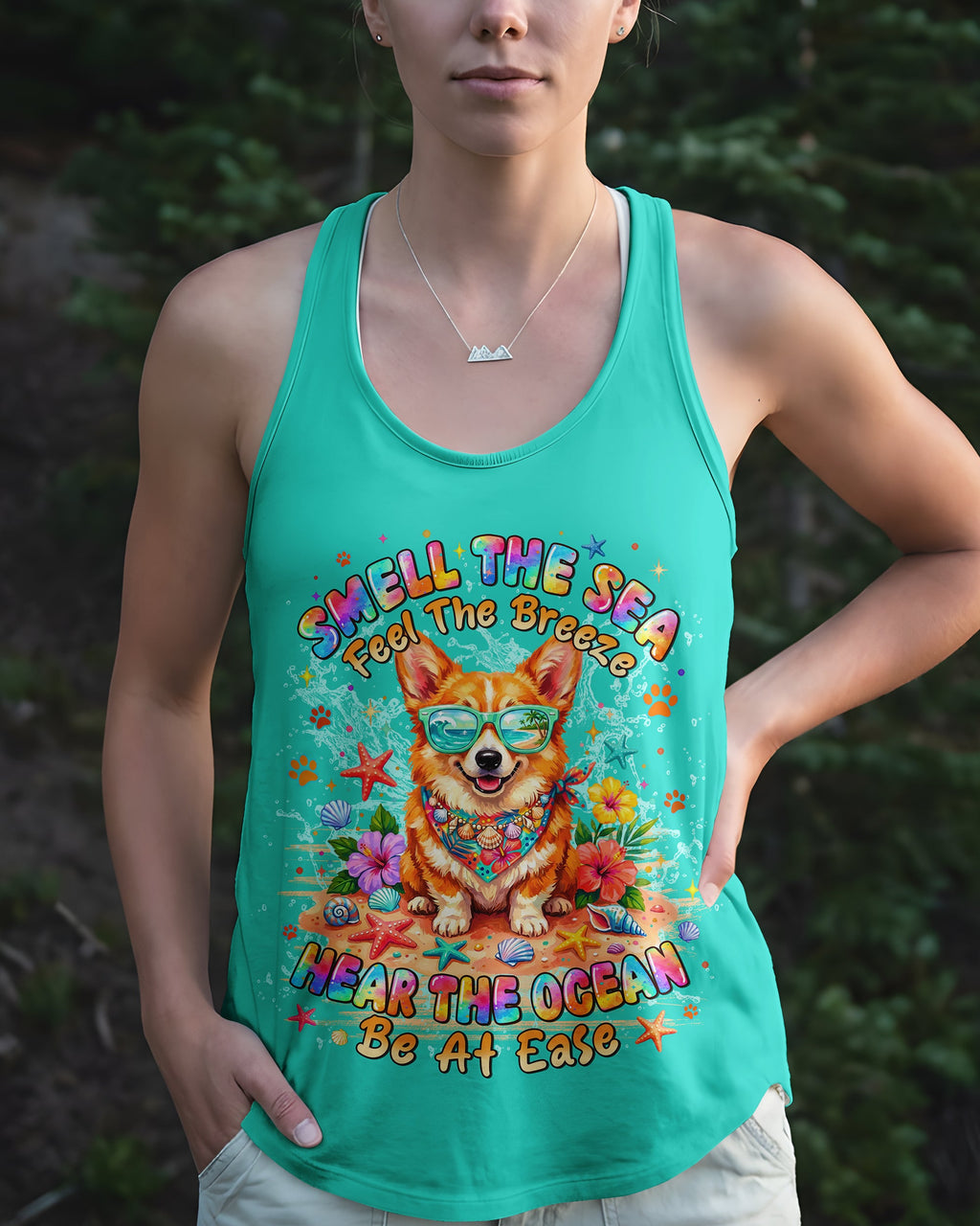 SMELL THE SEA CORGI DOG ALL OVER PRINT - TYLN1206261