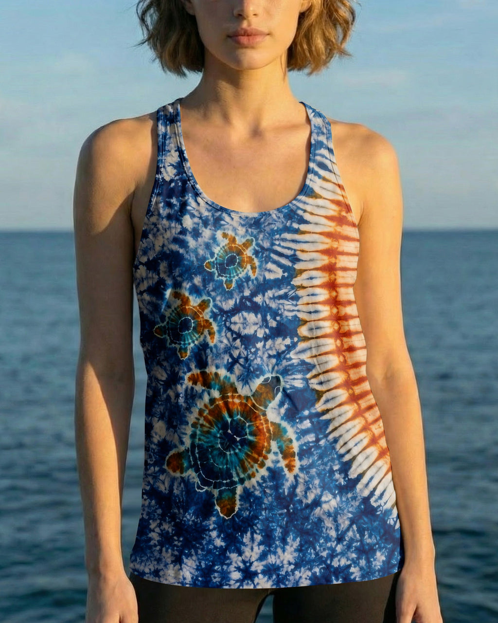 SEA TURTLES SHORE CRAWL ALL OVER PRINT  - TLTW0607261