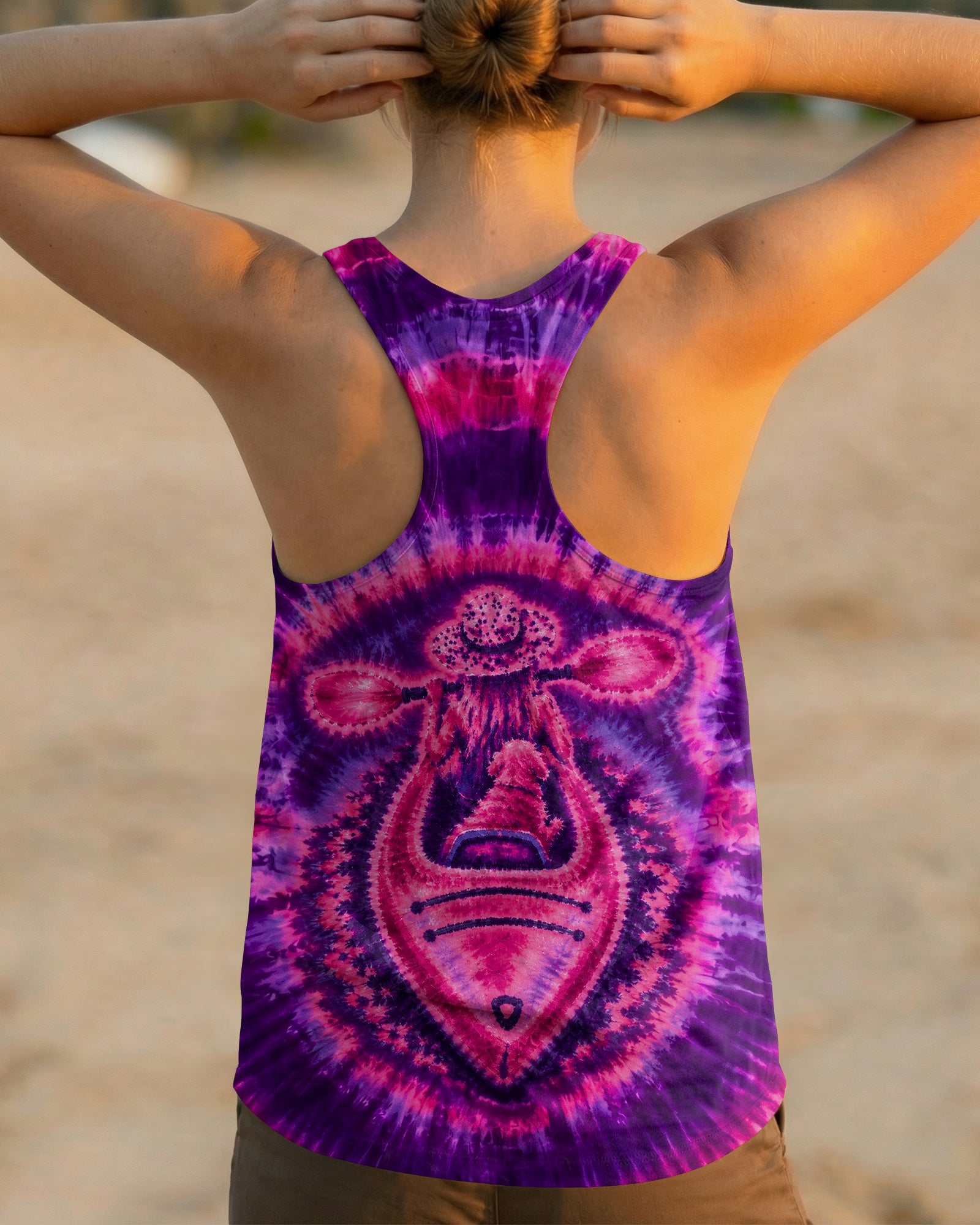 KAYAK GIRL WITH DOG BURST ALL OVER PRINT - TLNO0207265