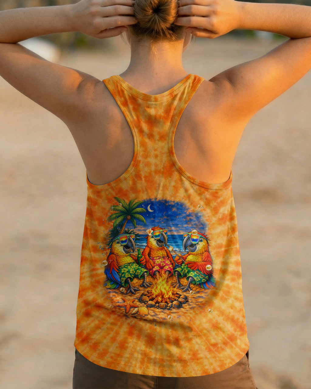 GOOD TIMES CRAZY FRIEND PARROT ALL OVER PRINT - TLHN0604262