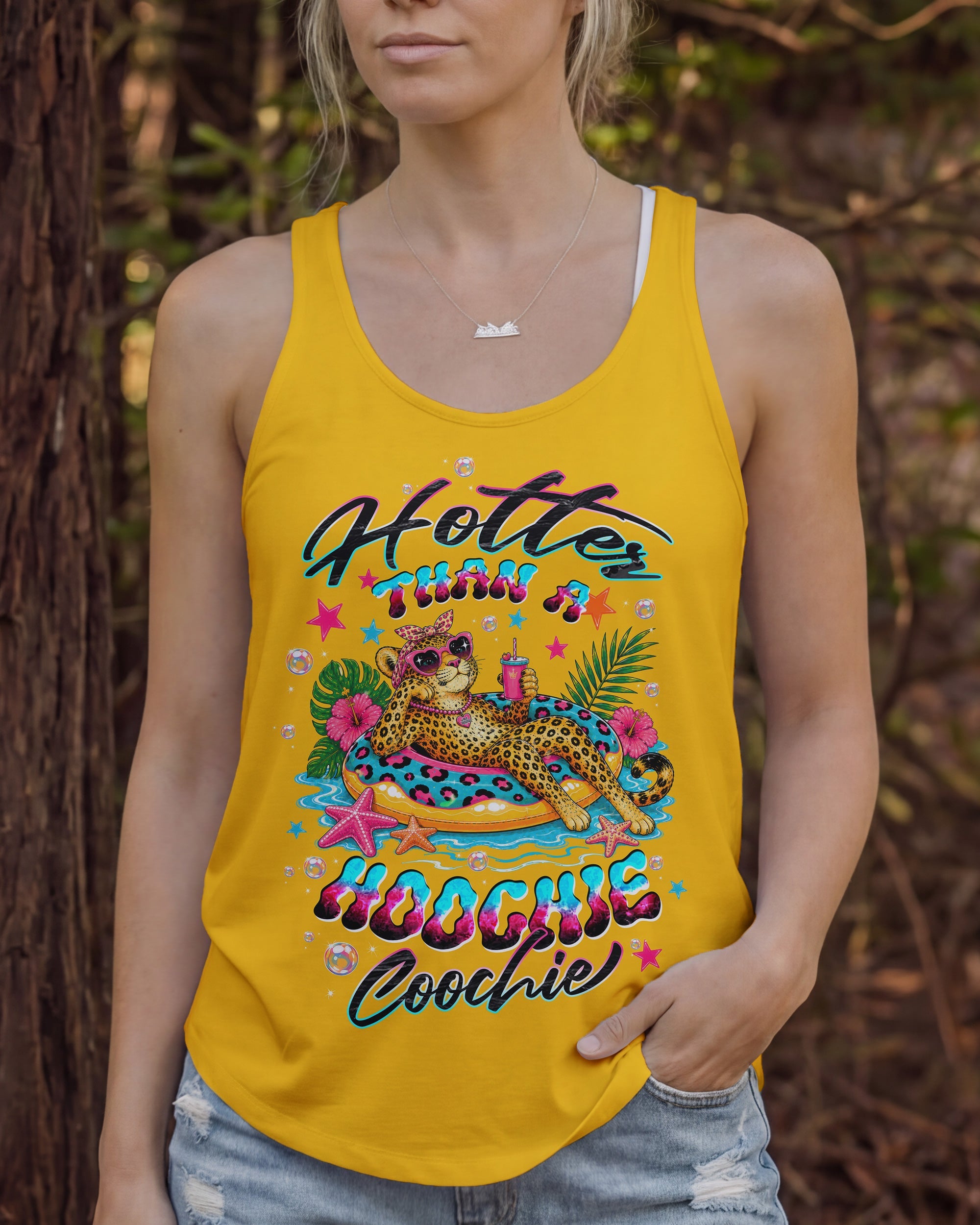 HOTTER THAN A HOOCHIE COOCHIE LEOPARD  ALL OVER PRINT  - TLTW2905264